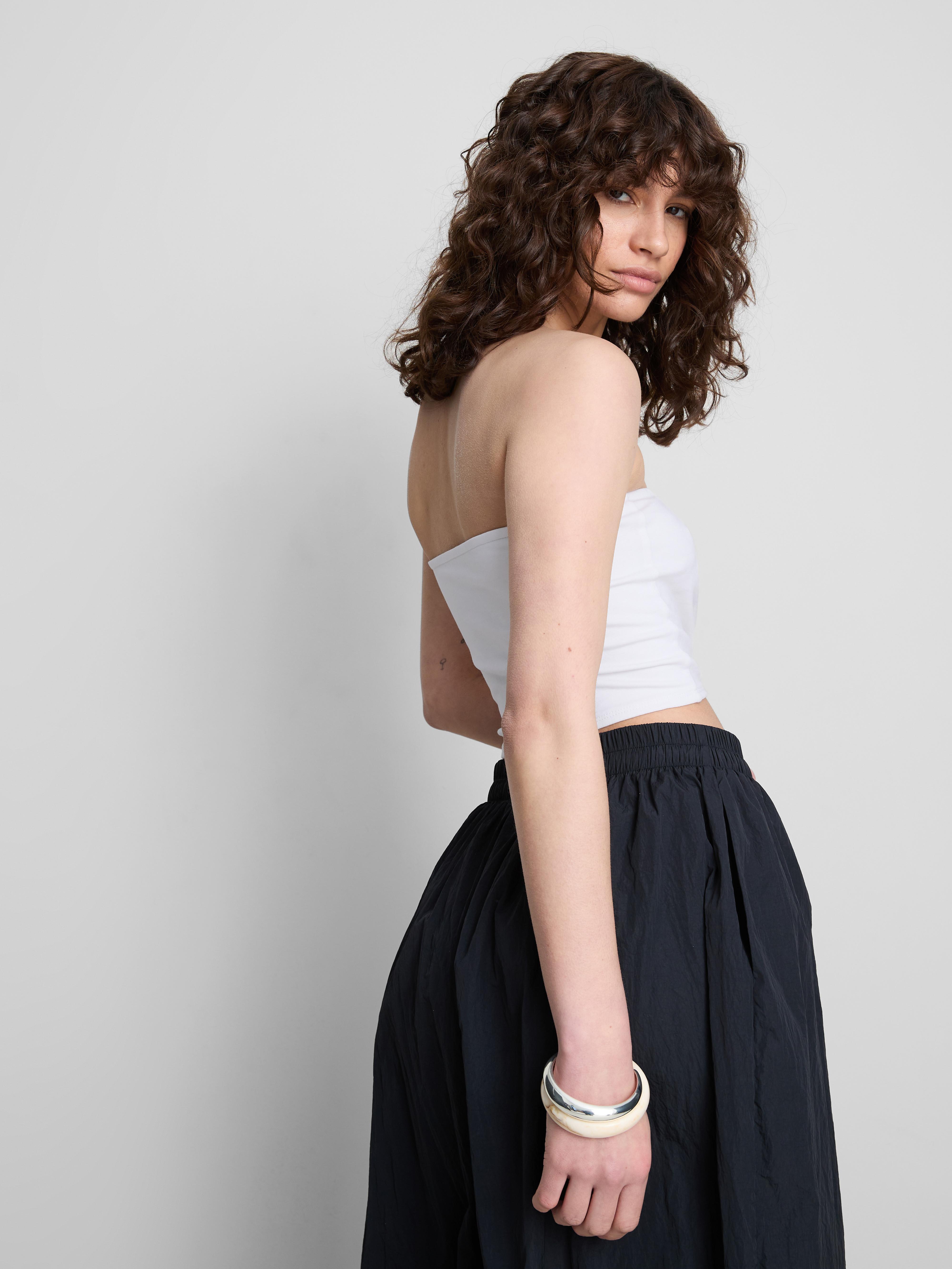 The Primark Scene | Top bandeau din jerseu bogat în bumbac