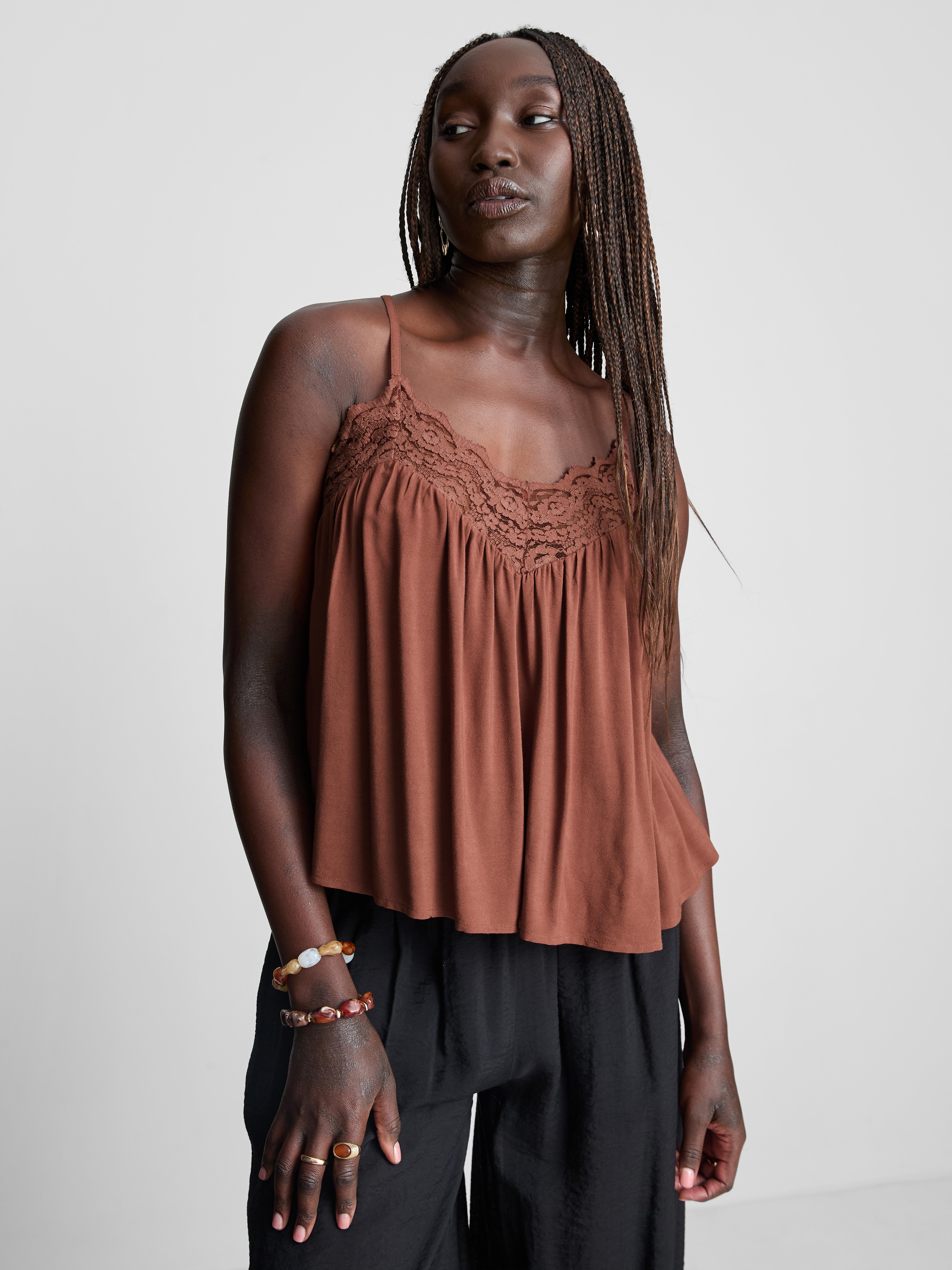 Flowy Lace Cami Top