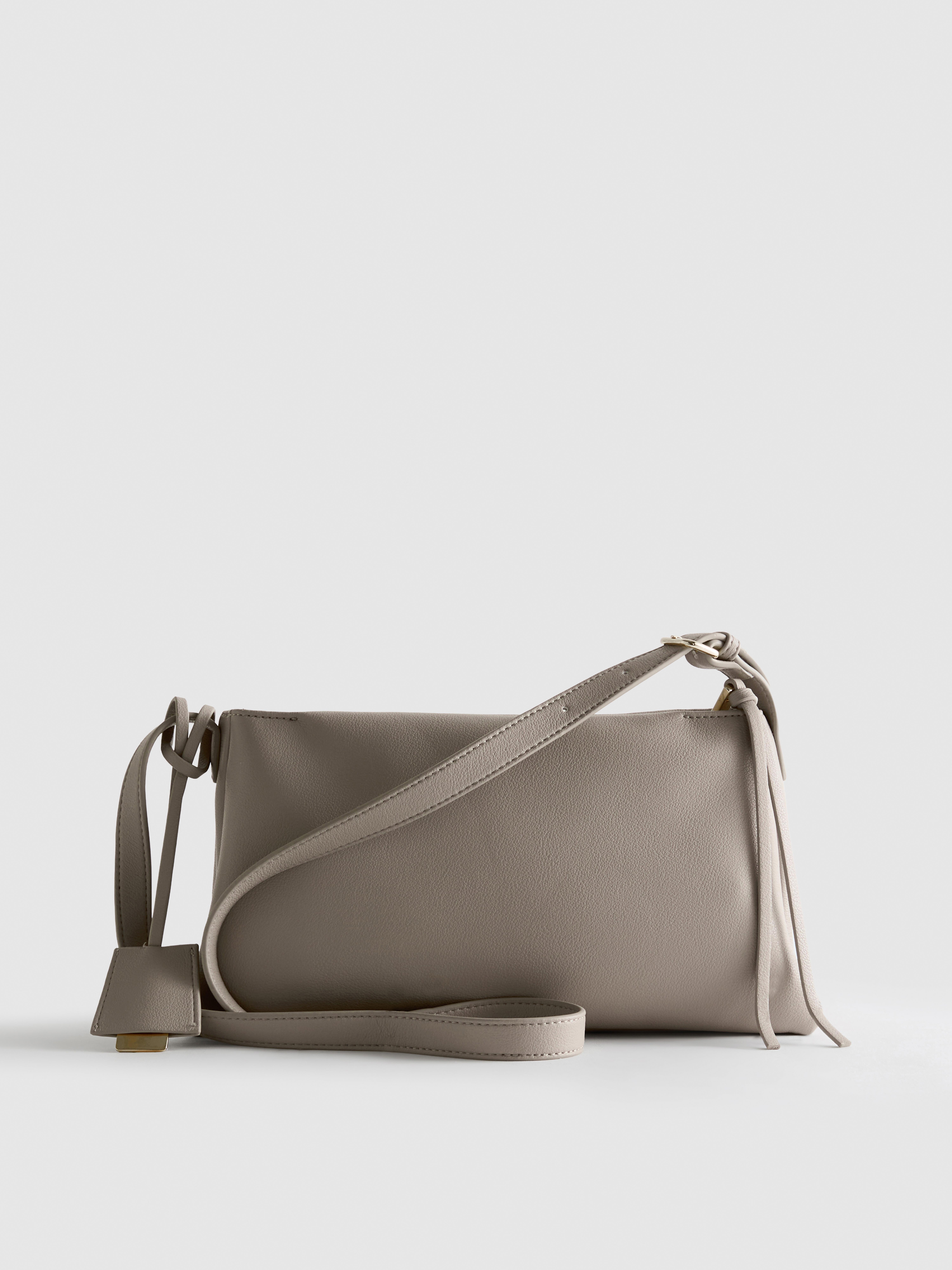 Borsa a doppio soffietto con tracolla