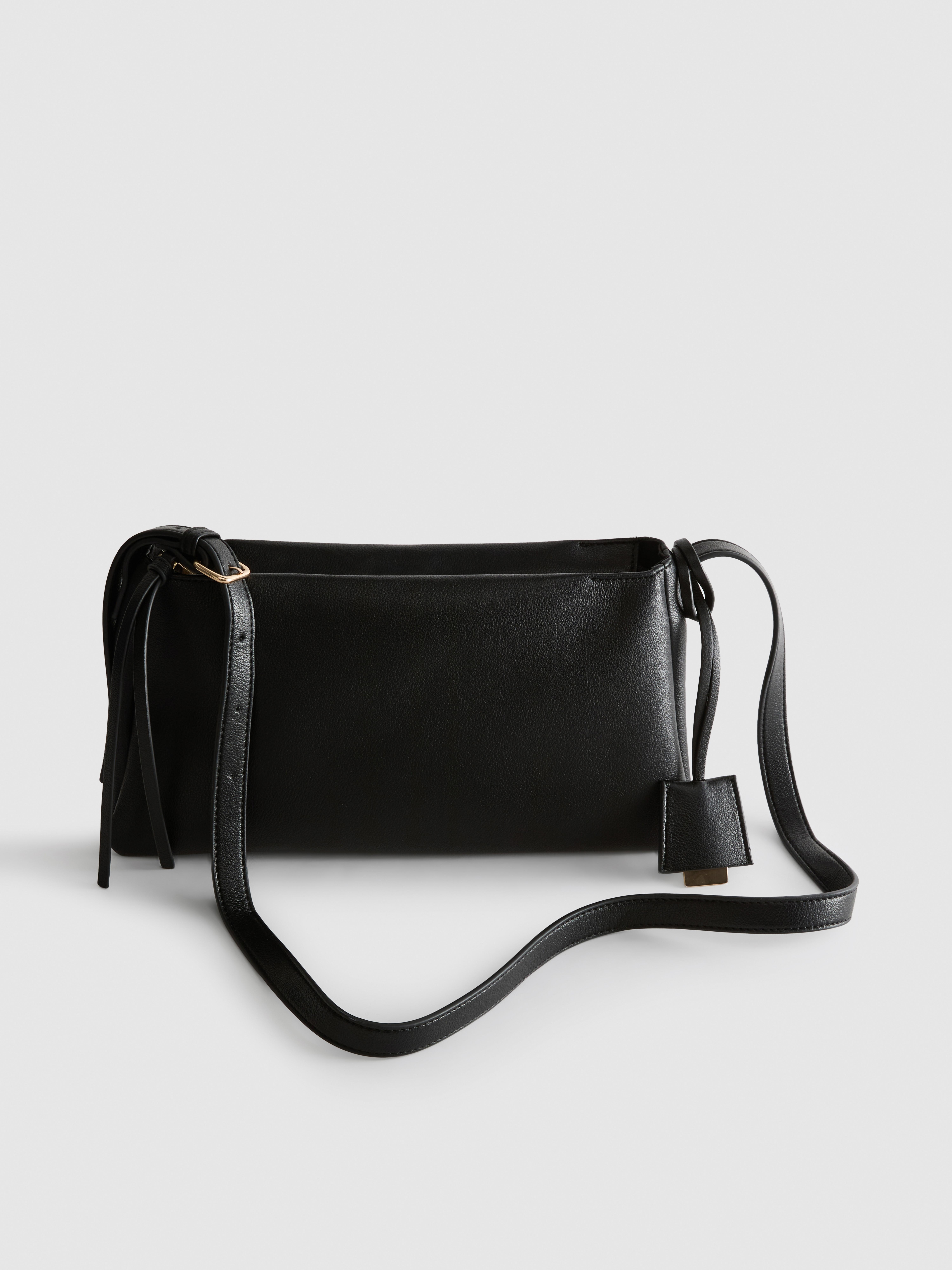 Borsa a doppio soffietto con tracolla