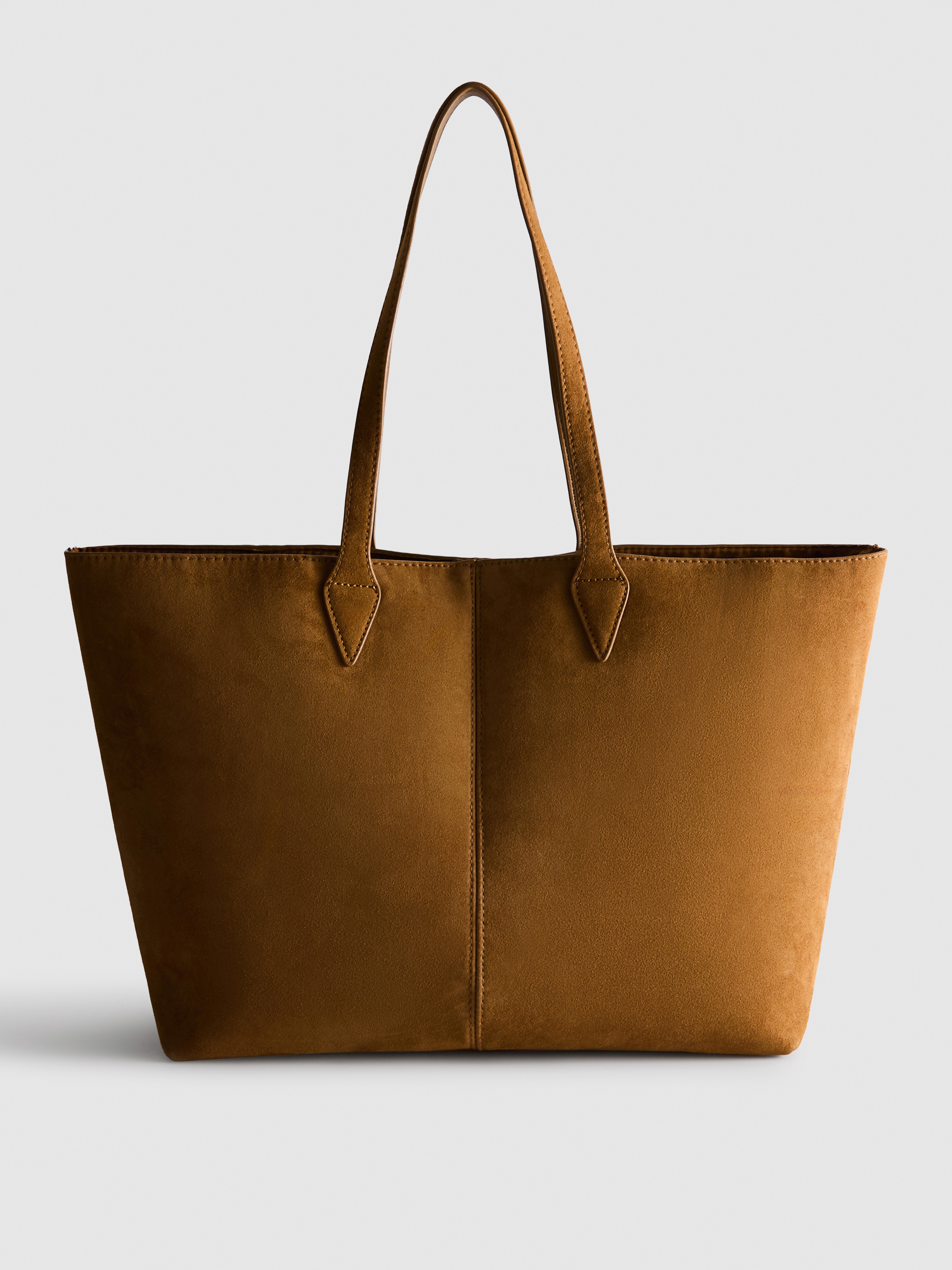 The Edit XL Slouchy Suede Shopper Bag