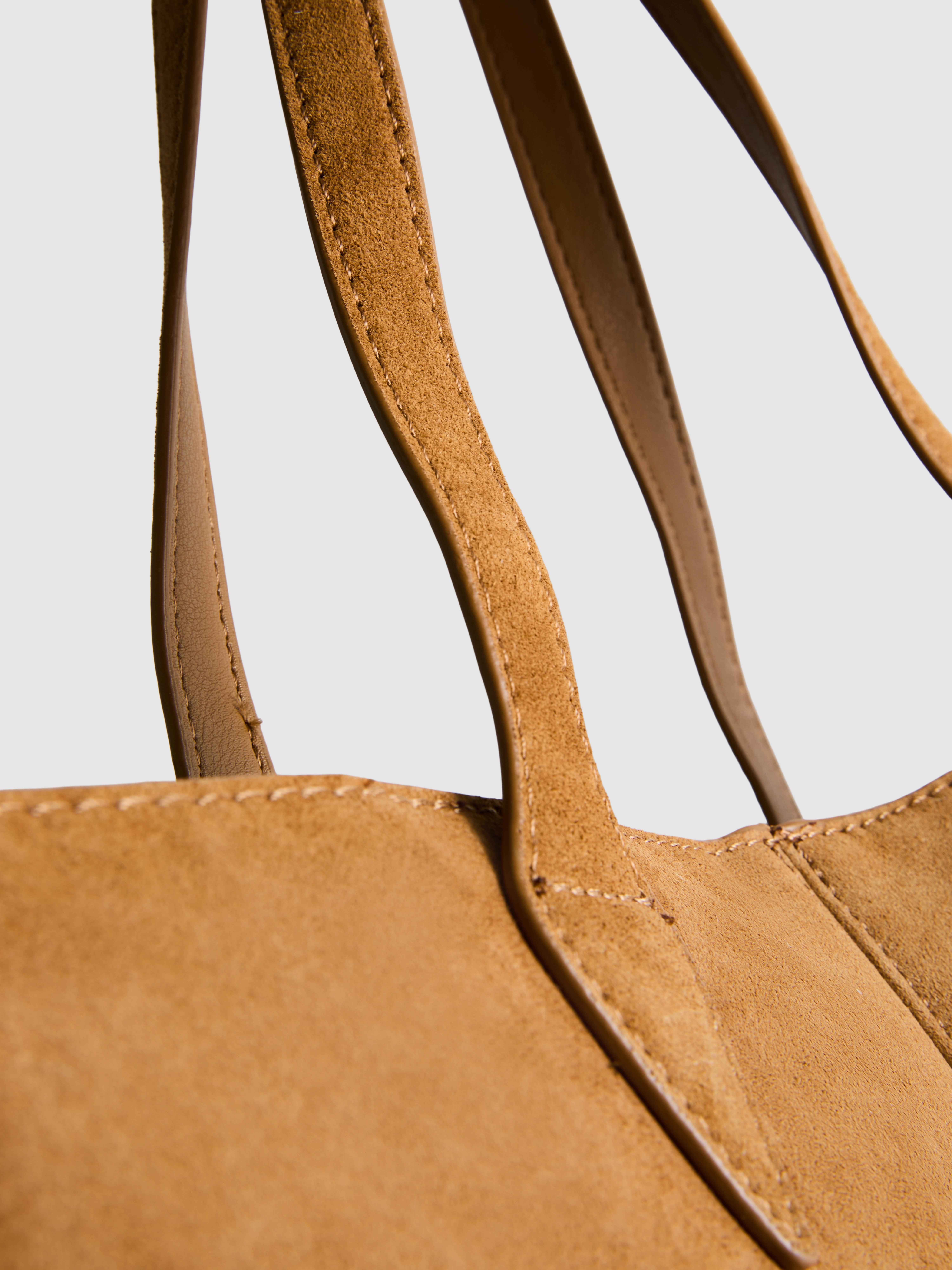 The Edit XL Slouchy Suede Shopper Bag