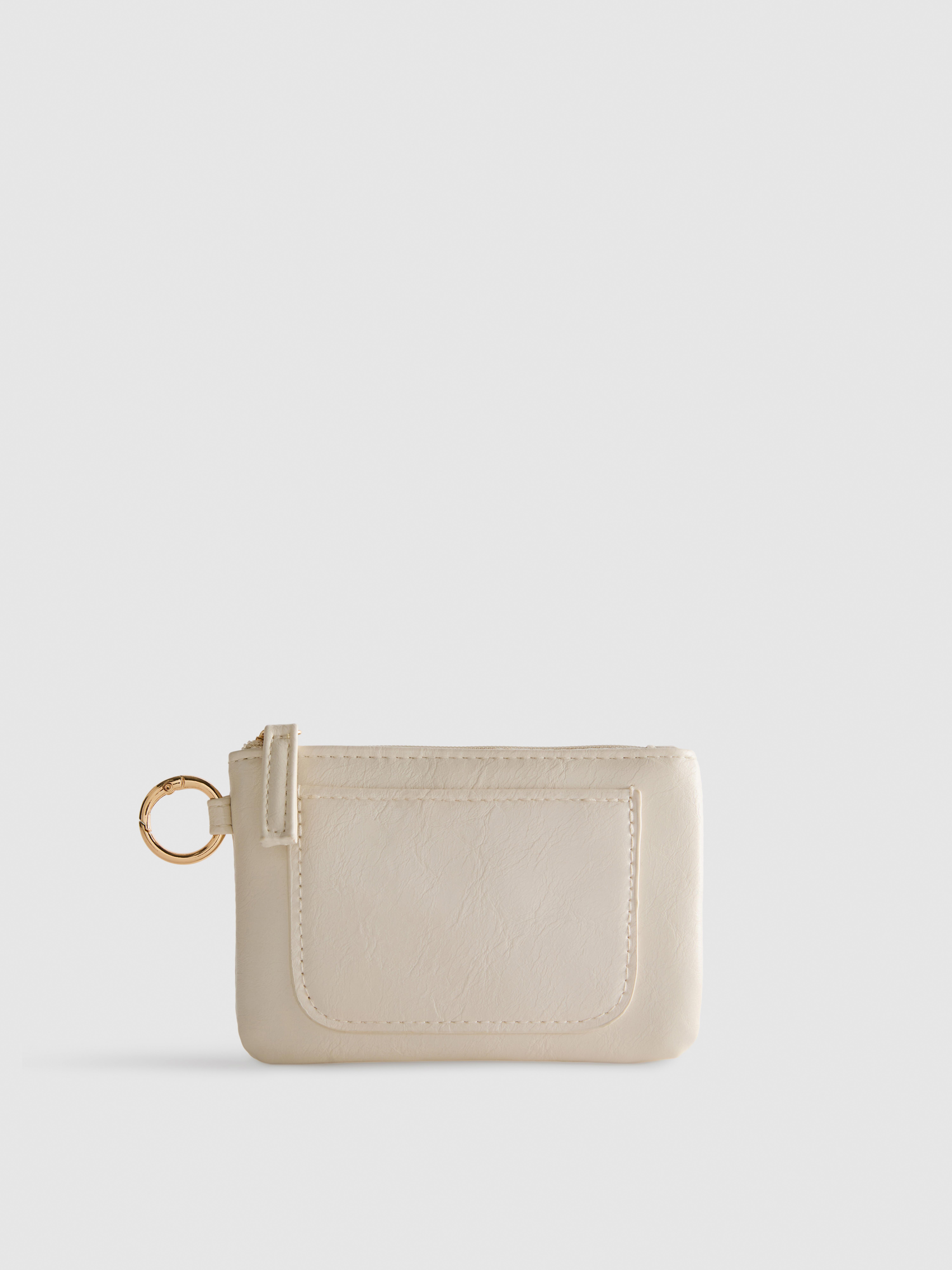 Cartera con tarjetero y cremallera