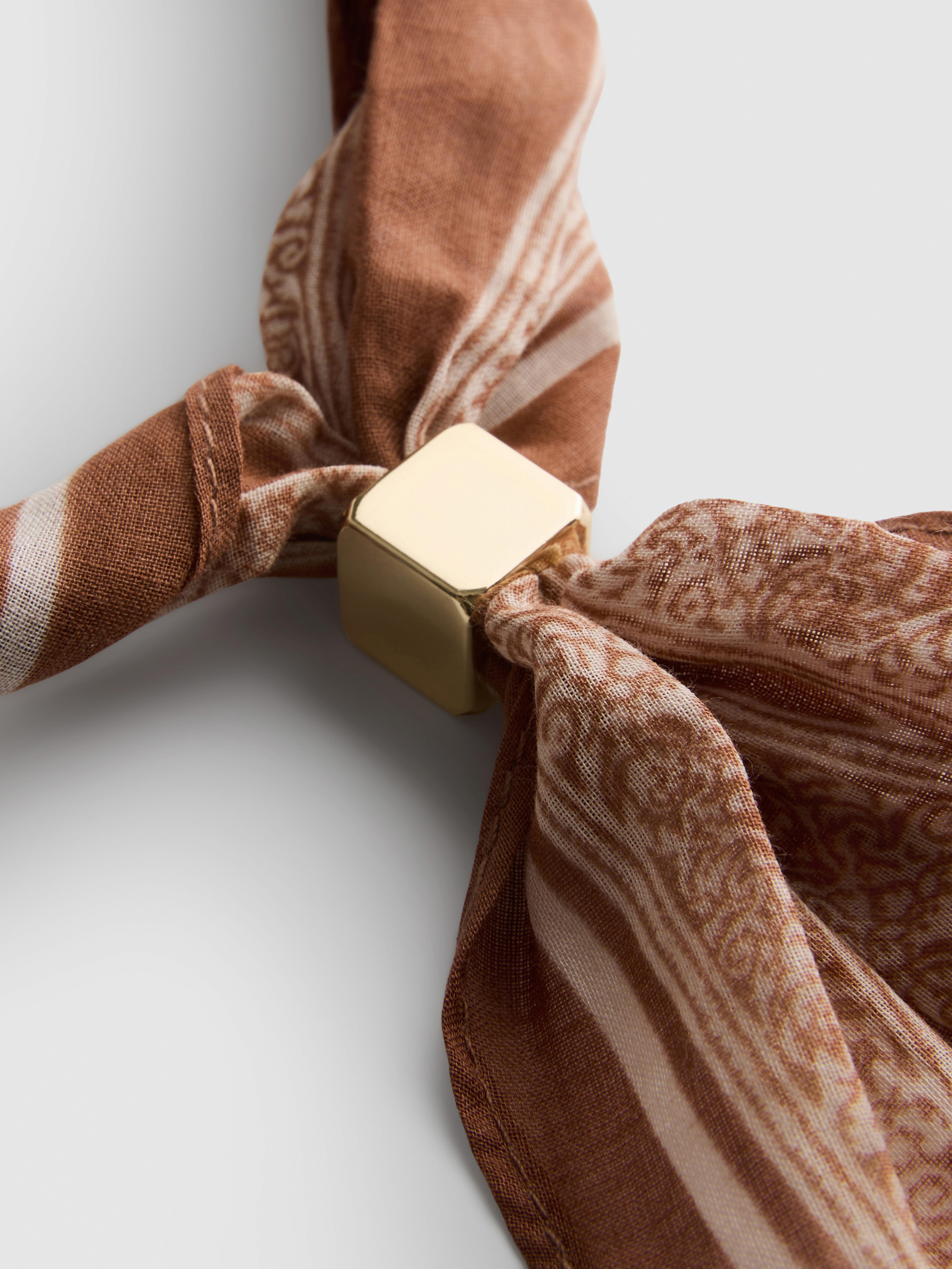 Printed Diamond Scarf