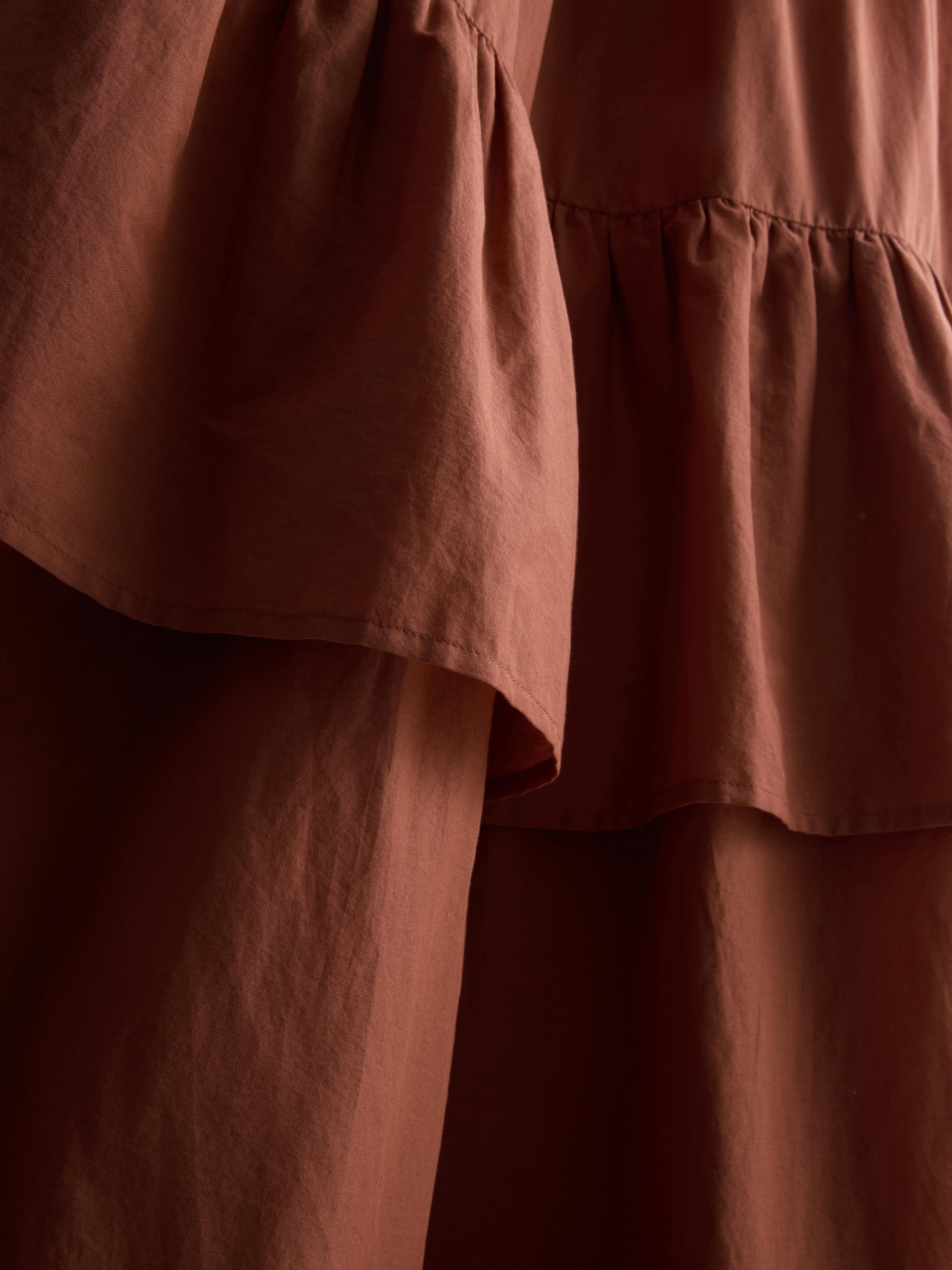 Tiered Ruffle Midi Dress