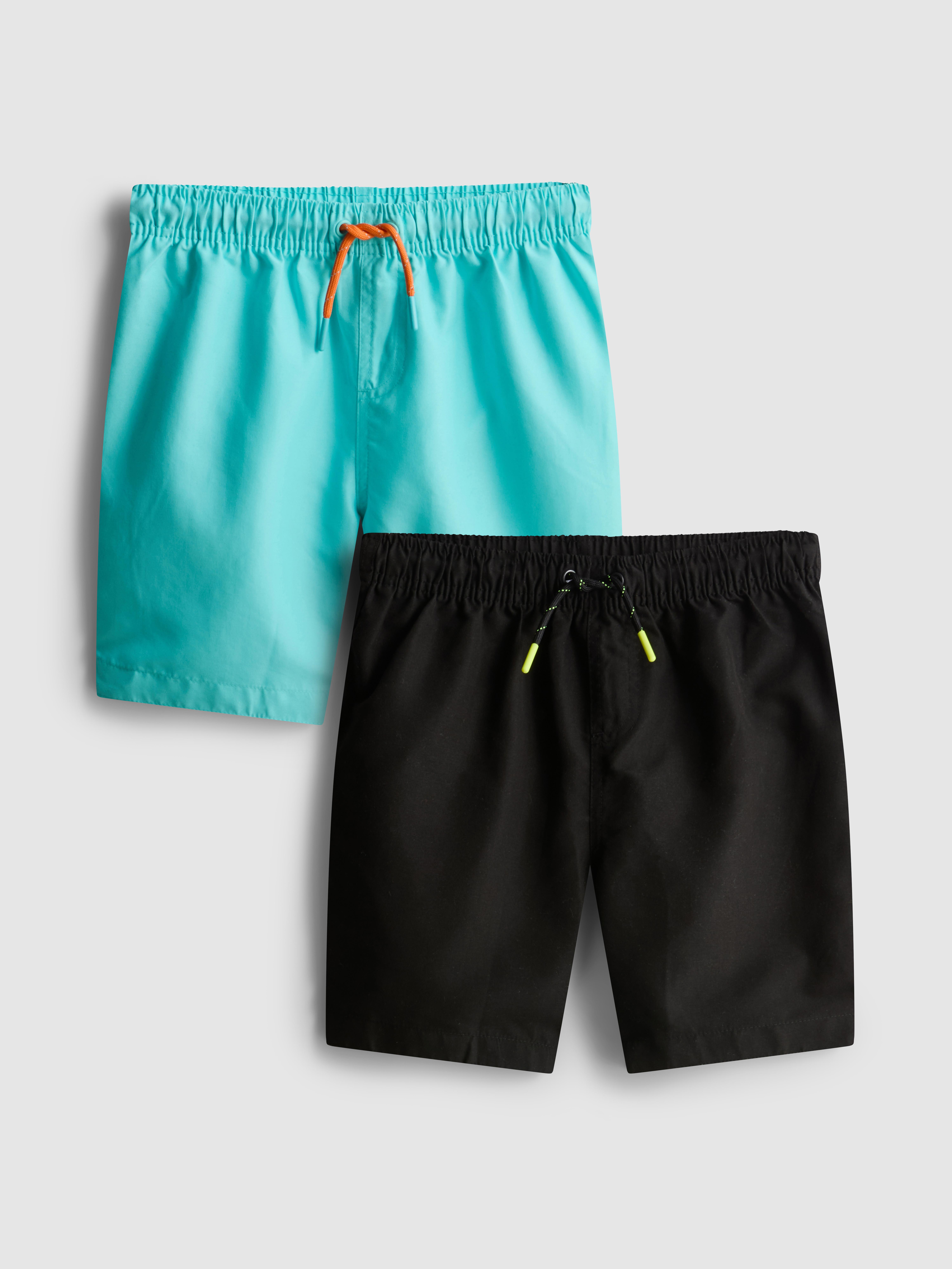 7-15yrs | 2pk Drawstring Swimming Shorts