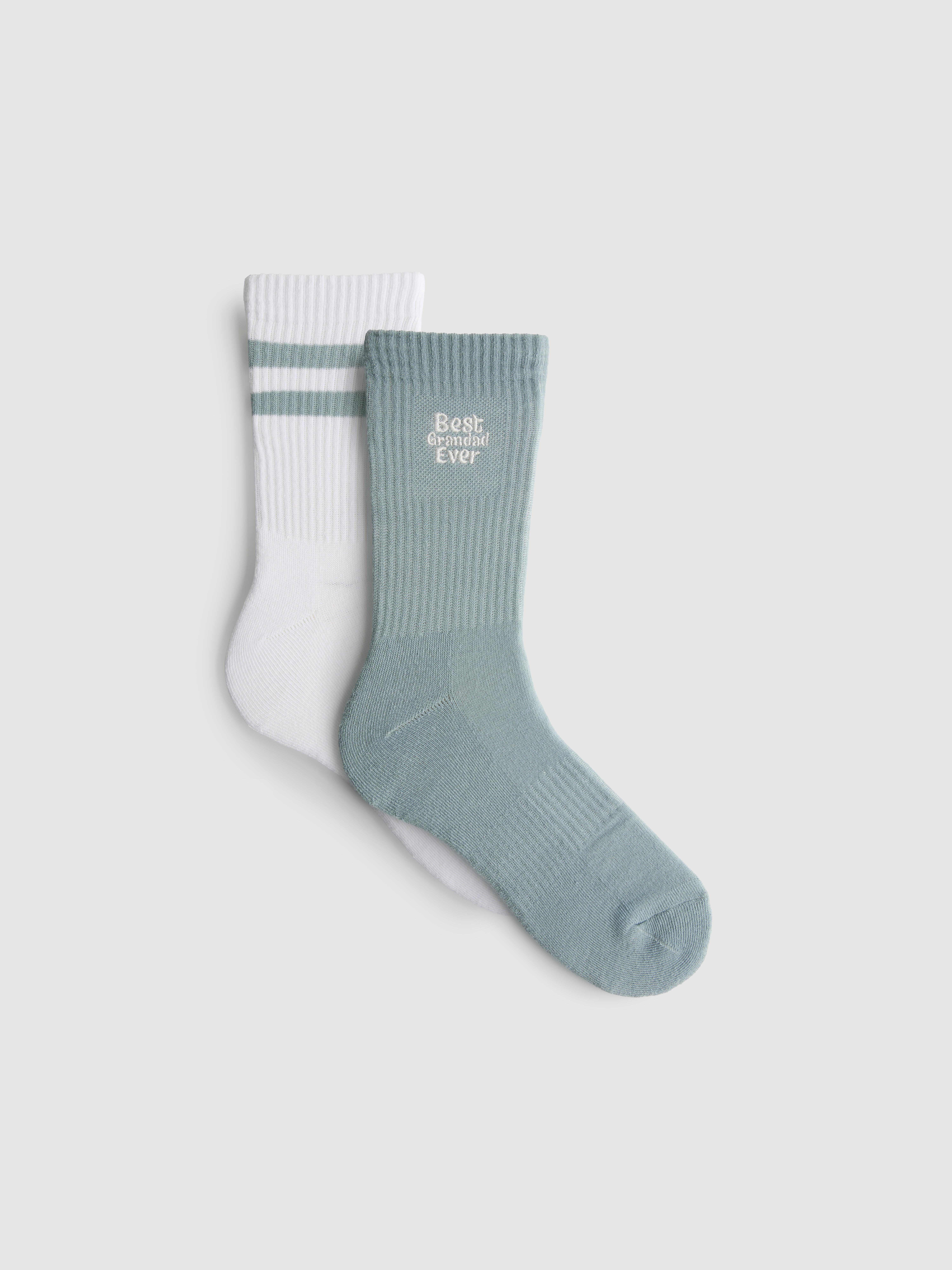 2pk Best Grandad Socks