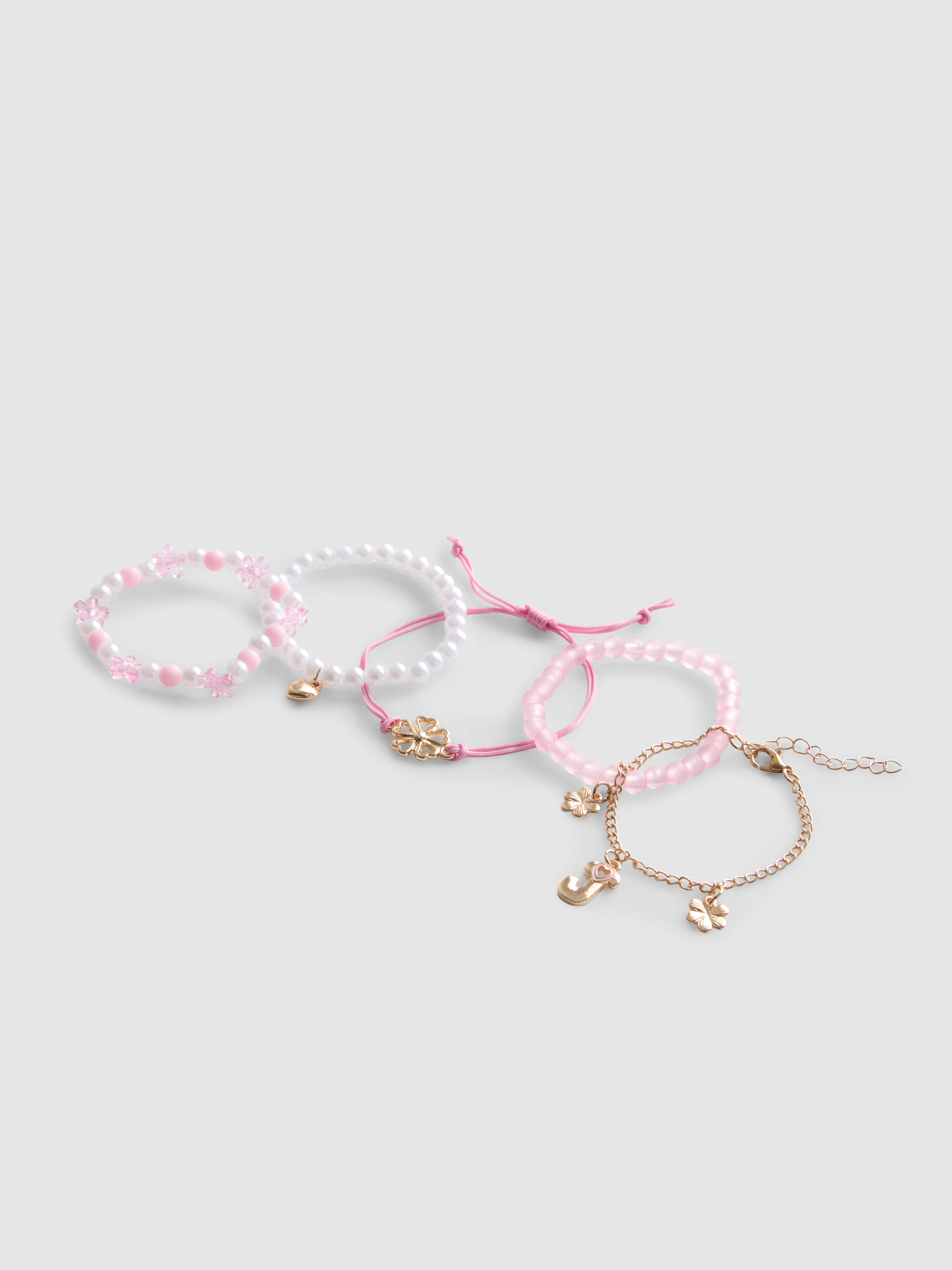 5pk Charm Bracelets