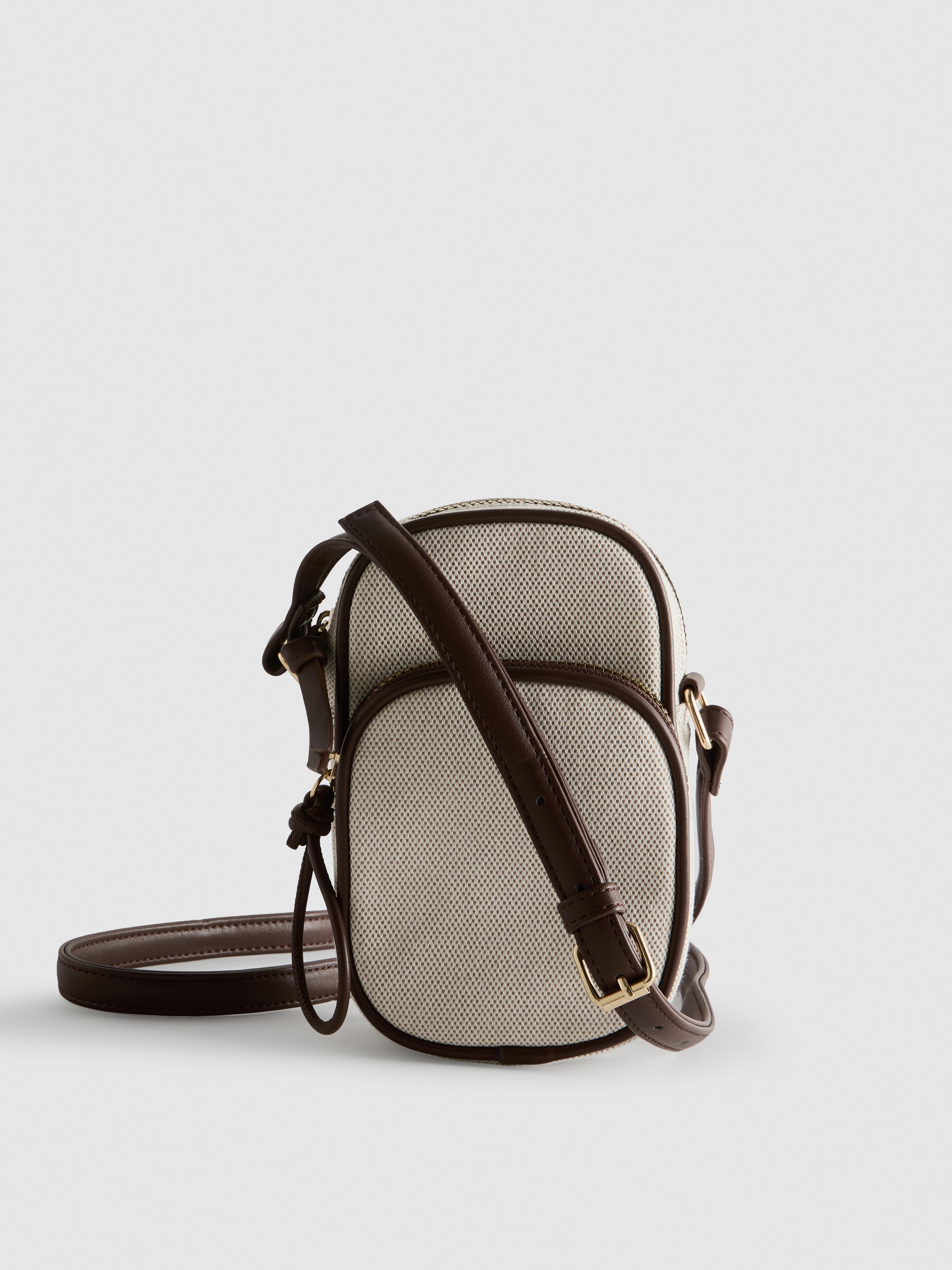 Woven Pocket Crossbody Bag