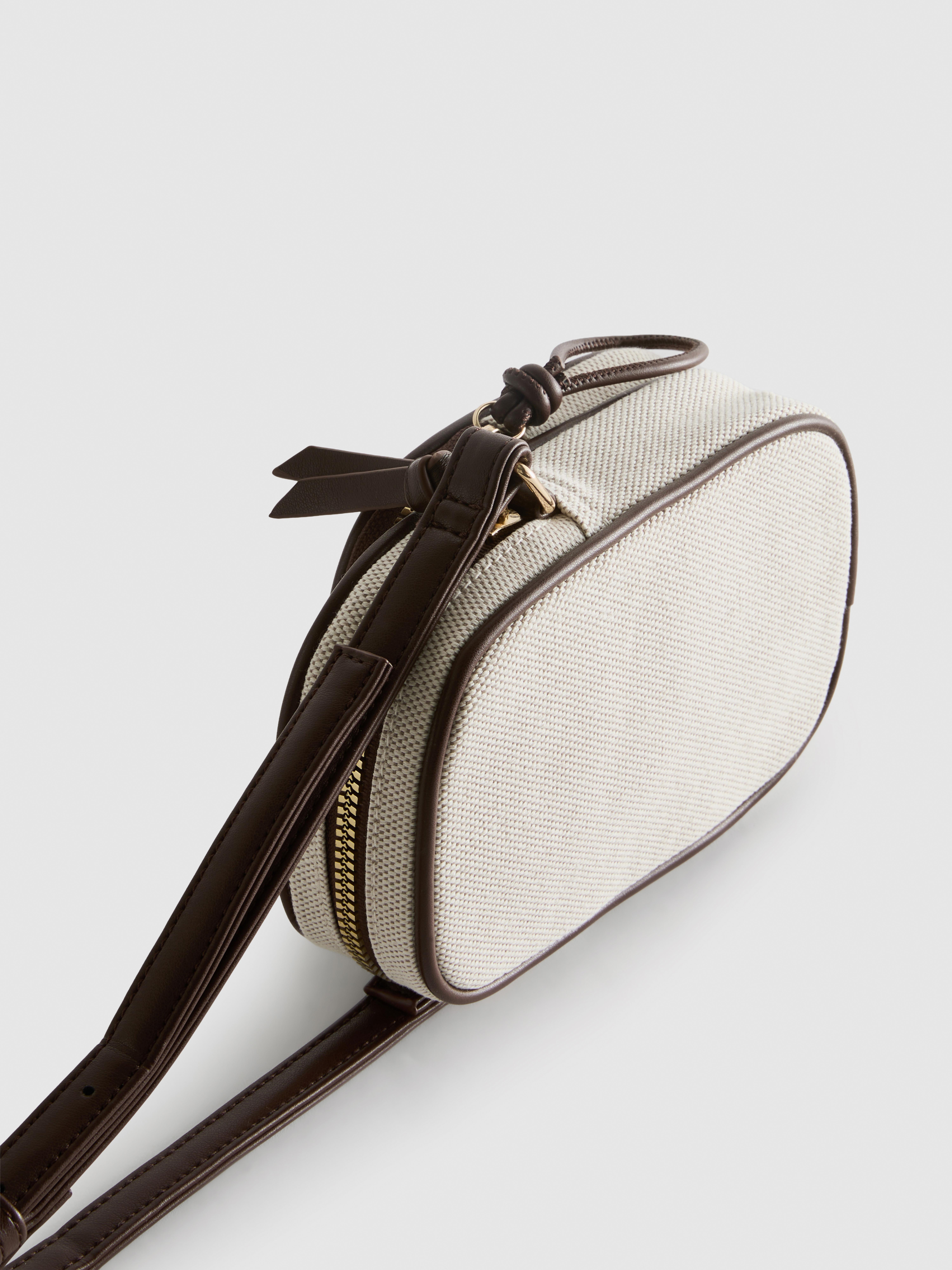 Woven Pocket Crossbody Bag