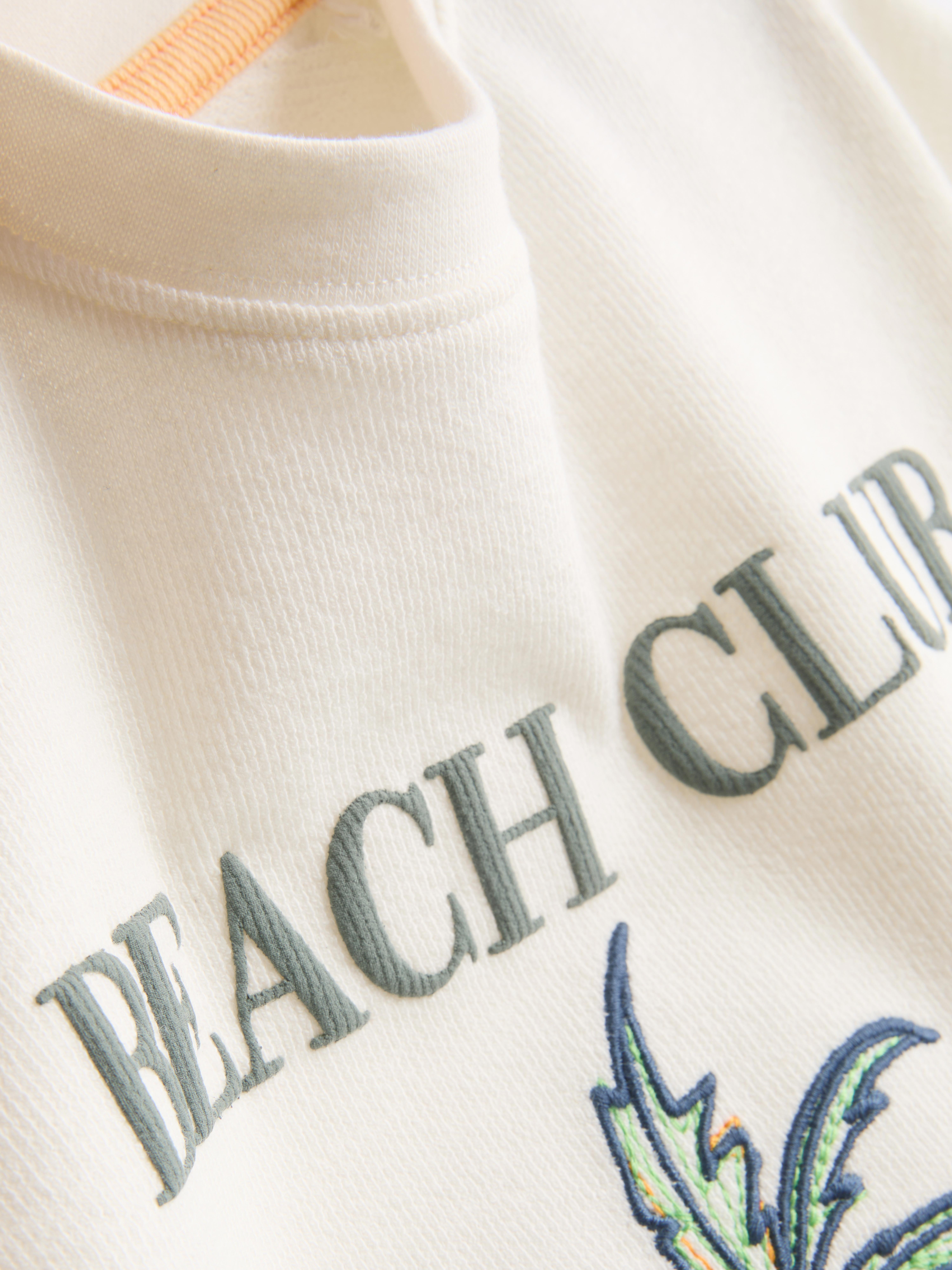 1,5–9 Jahre | T-Shirt mit Strandgrafik und gestreiften Shorts