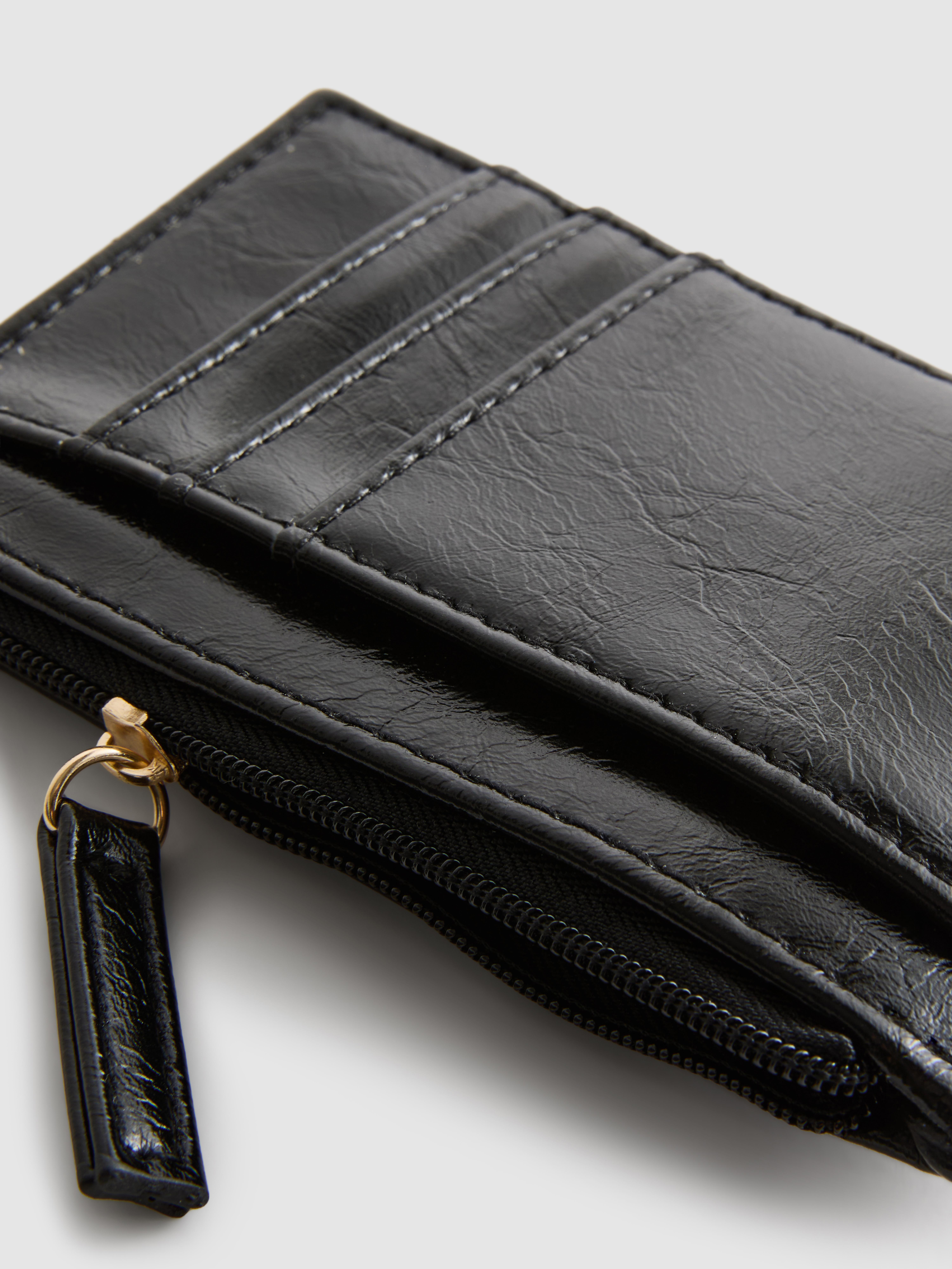 Porte-cartes zippé