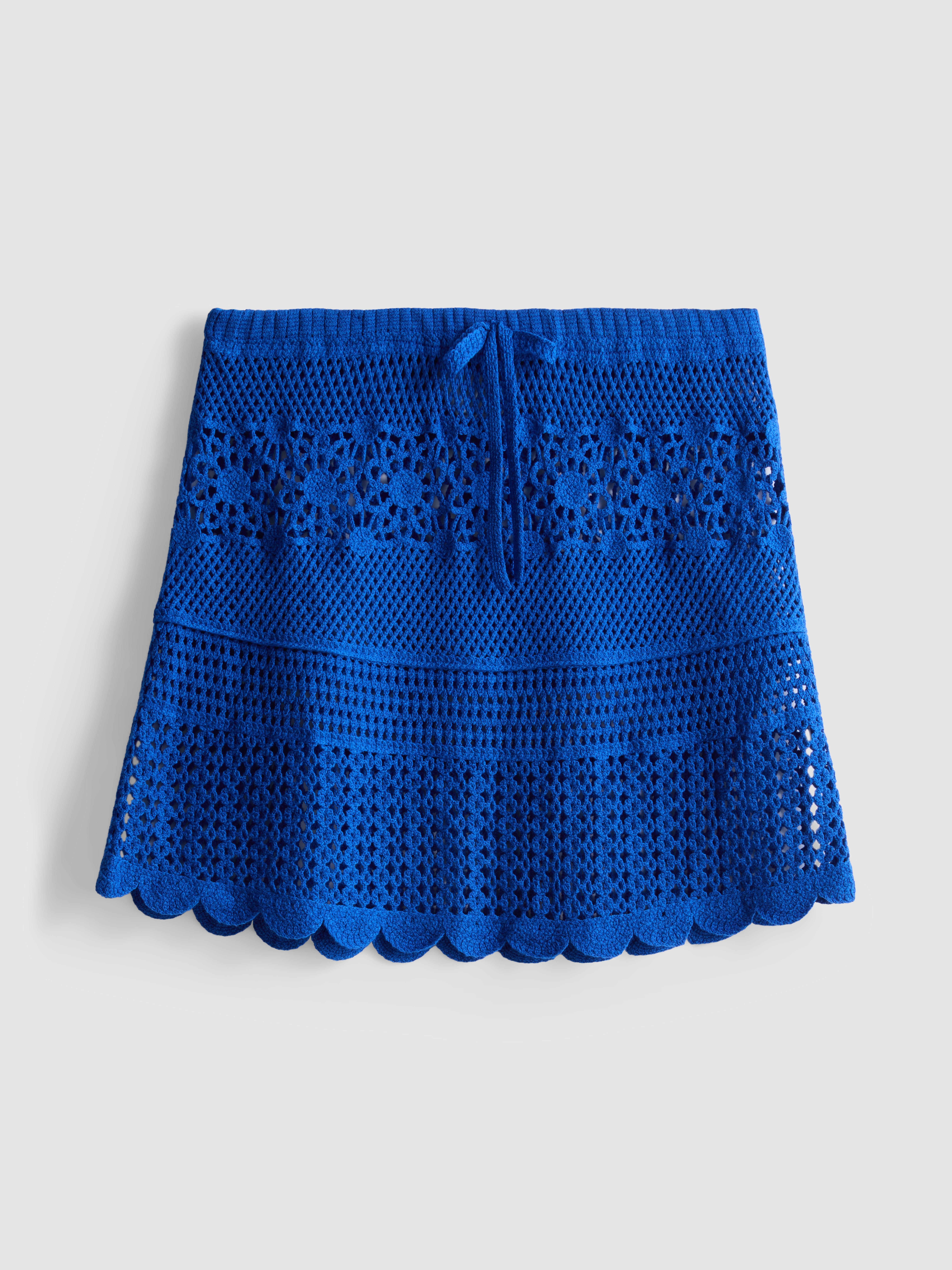 Crochet Beach Mini Skirt