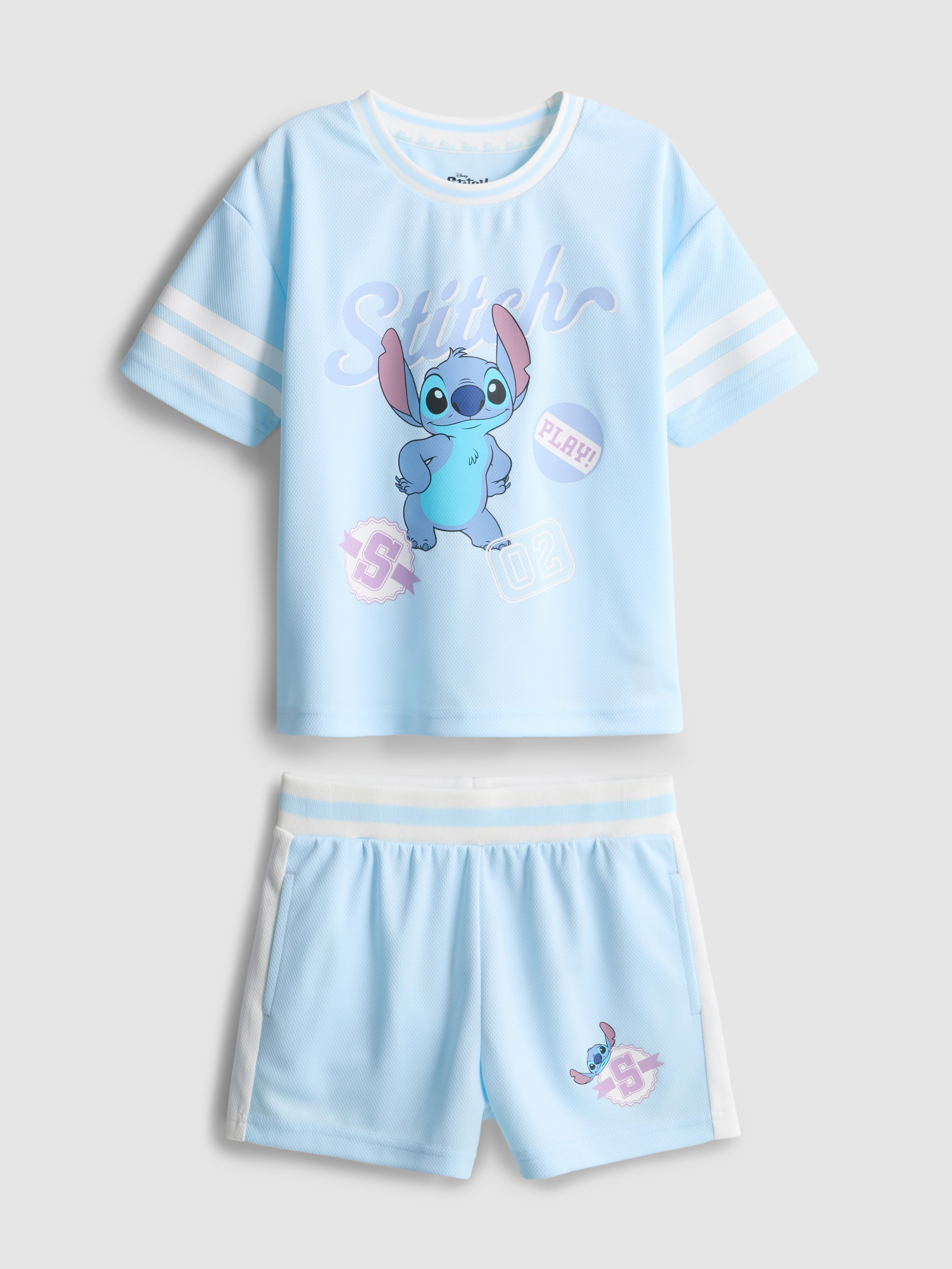18 mois–9 ans | T-shirt et short Disney Lilo & Stitch