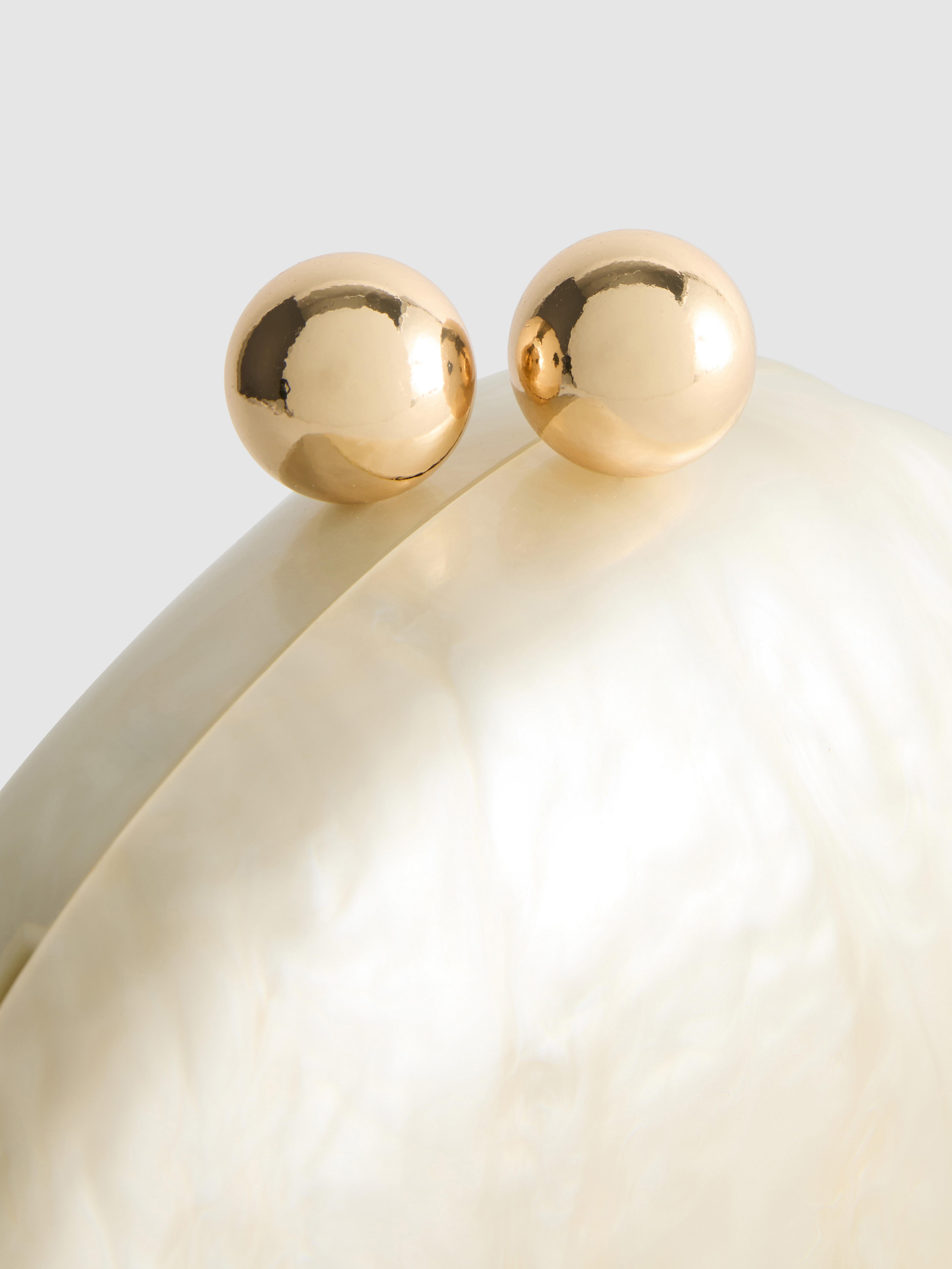 Clutch met parelmoereffect Paula Echevarría
