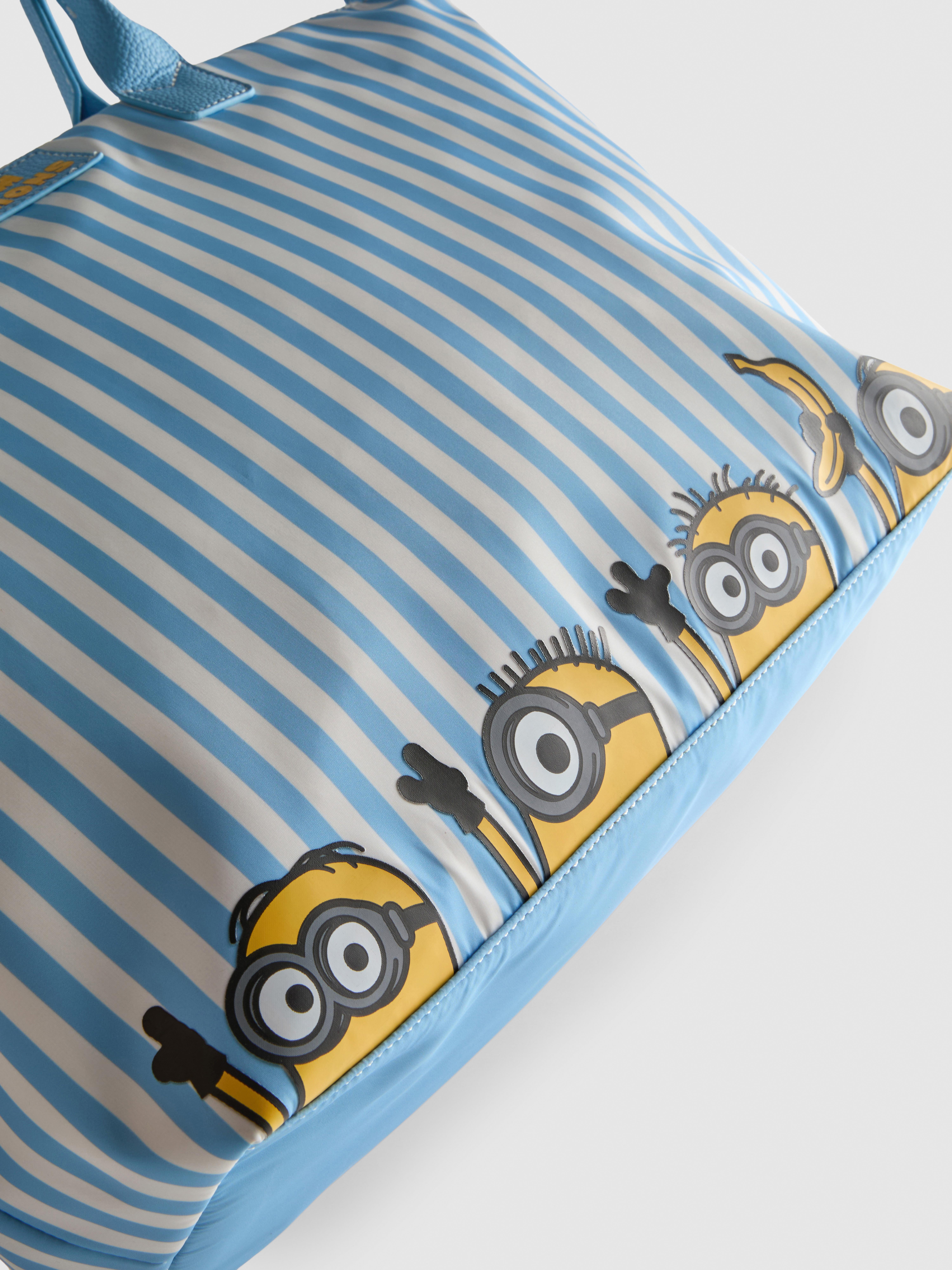 Bolso shopper a rayas de los Minions