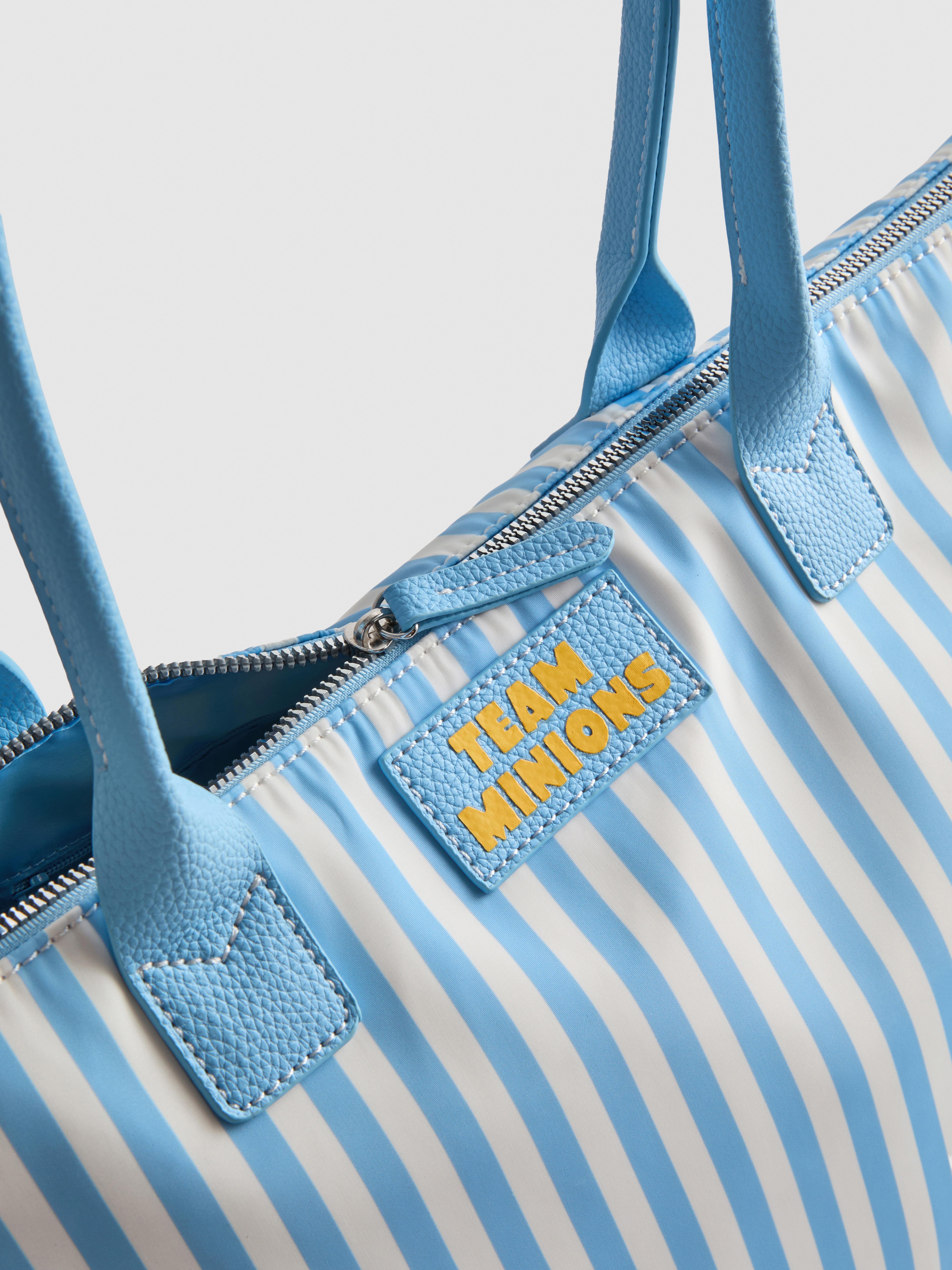 Bolso shopper a rayas de los Minions