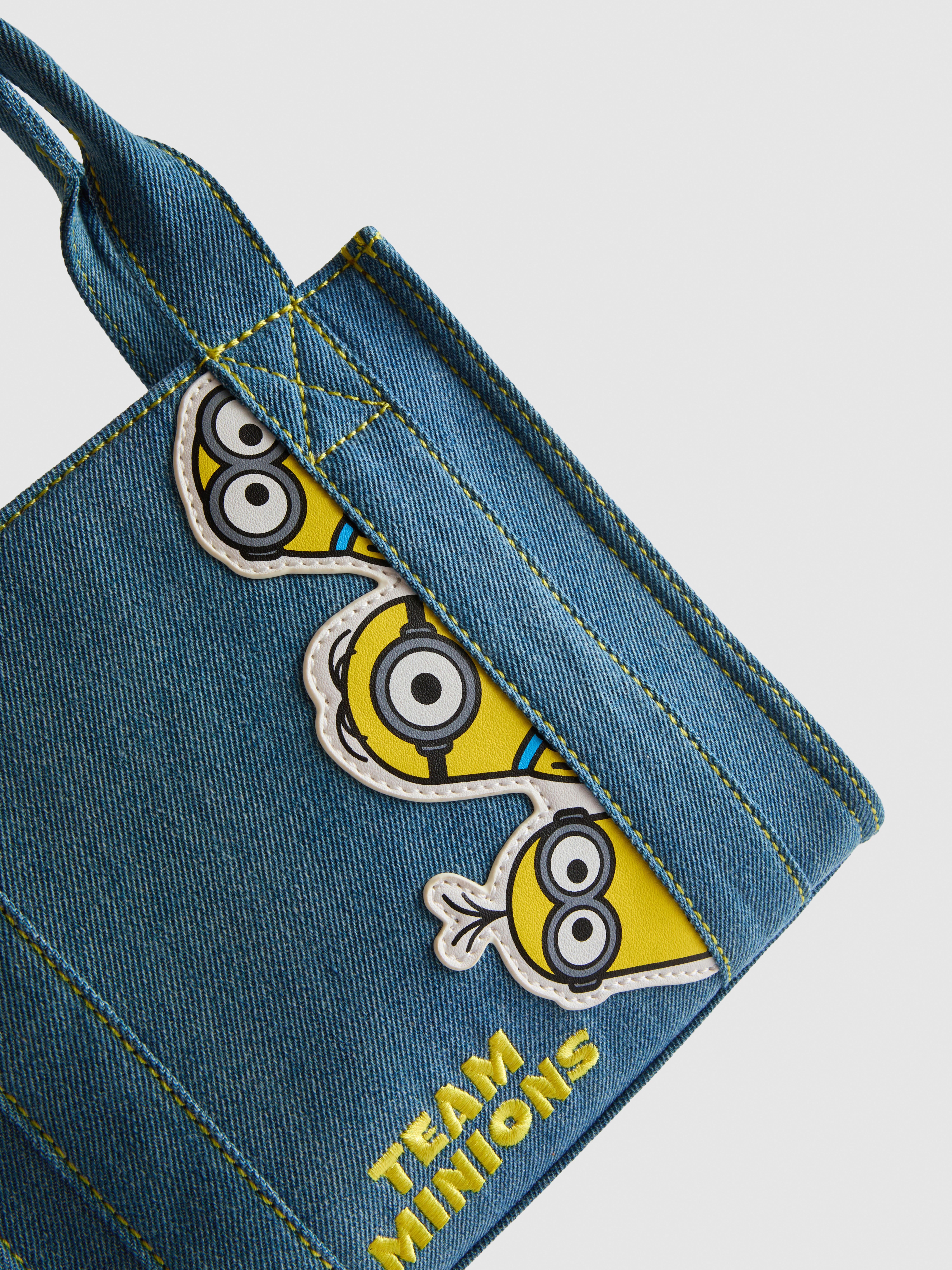 Minibolso tote en denim de Gru, mi villano favorito