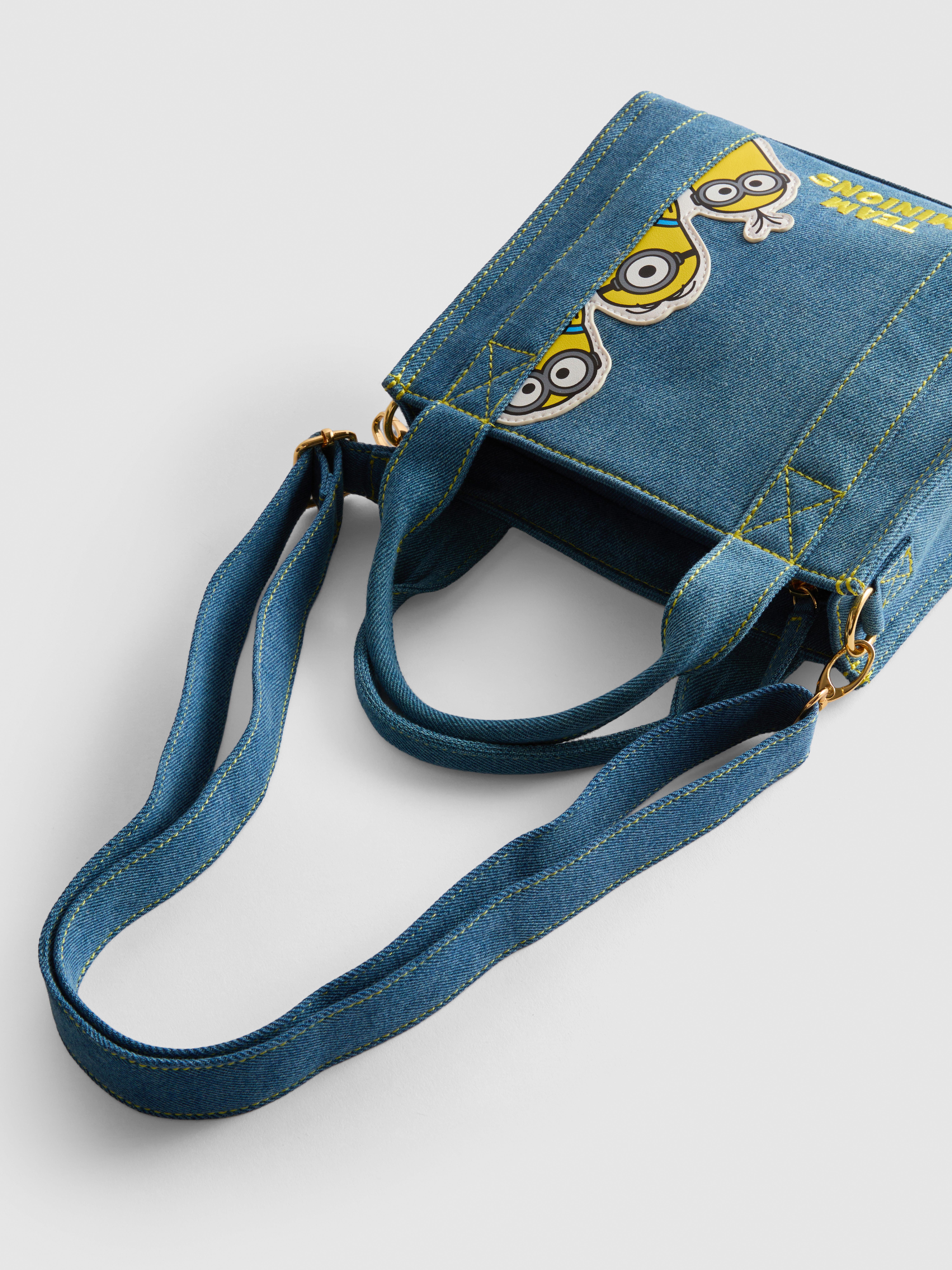 Minibolso tote en denim de Gru, mi villano favorito