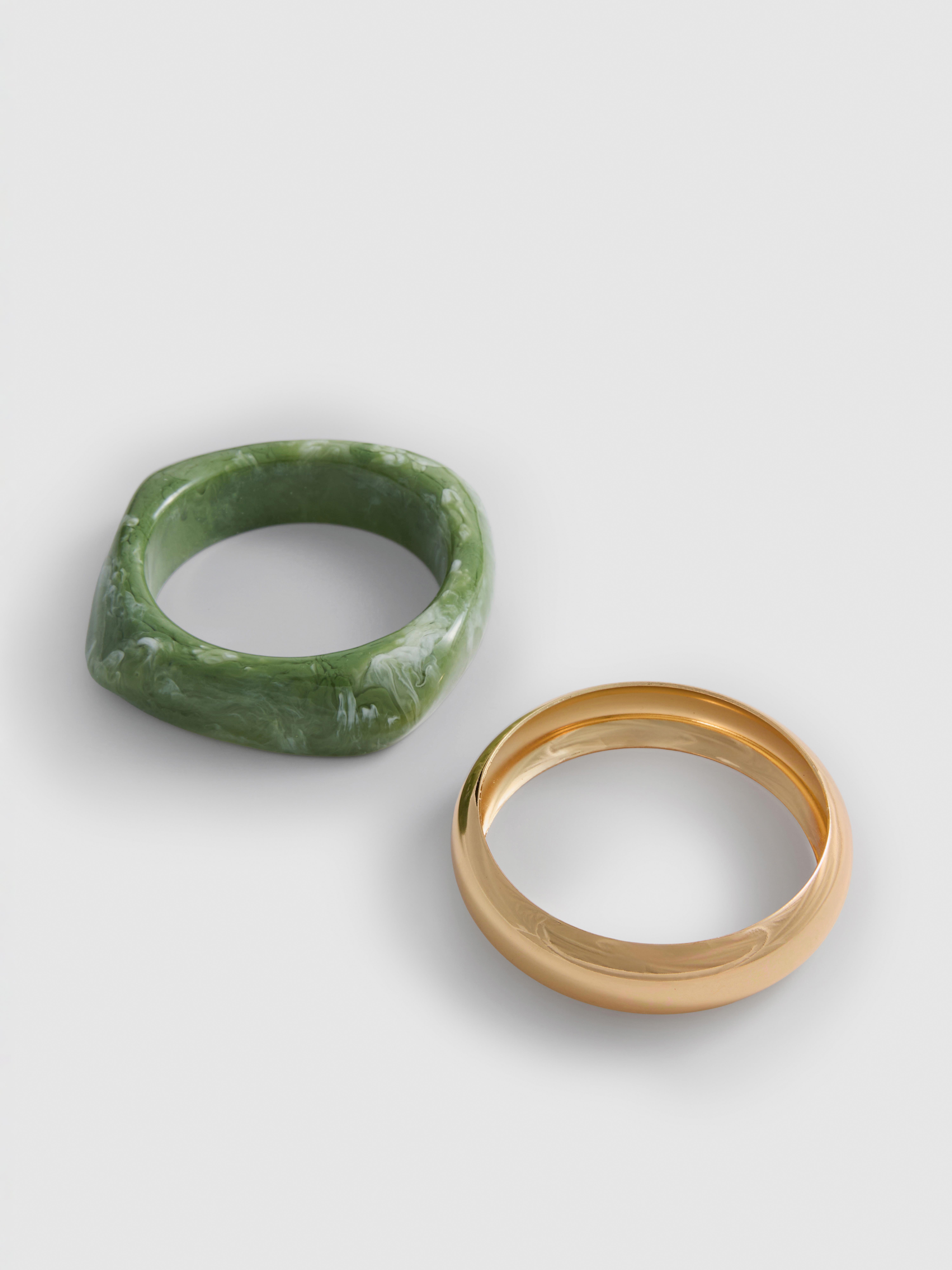 Verschiedene Statement-Ringe, 2er-Pack