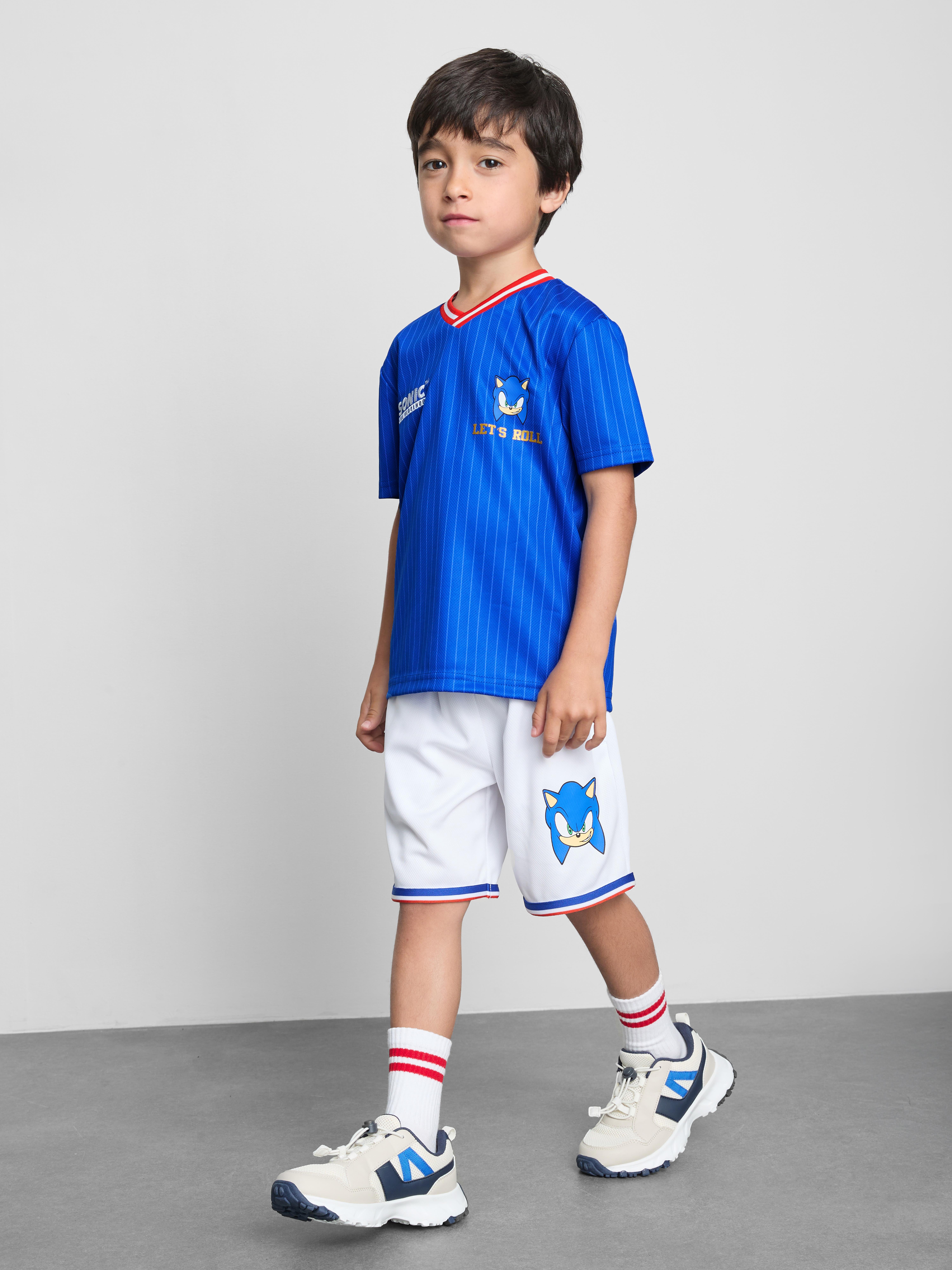 1,5-9 anos | Conjunto desportivo Sonic The Hedgehog