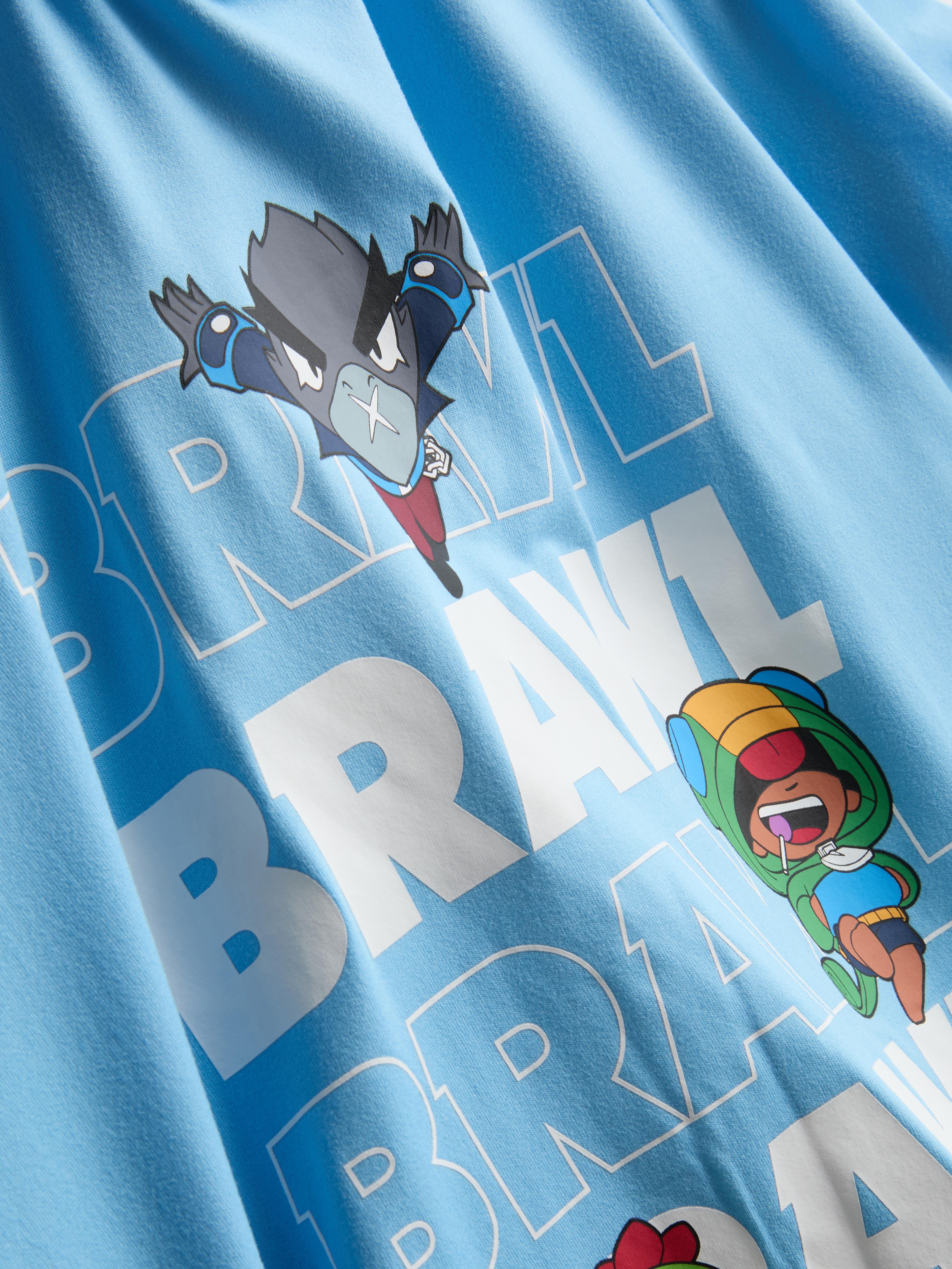 Boys Blue 8-15yrs | Brawl Stars Short Pyjamas | Primark