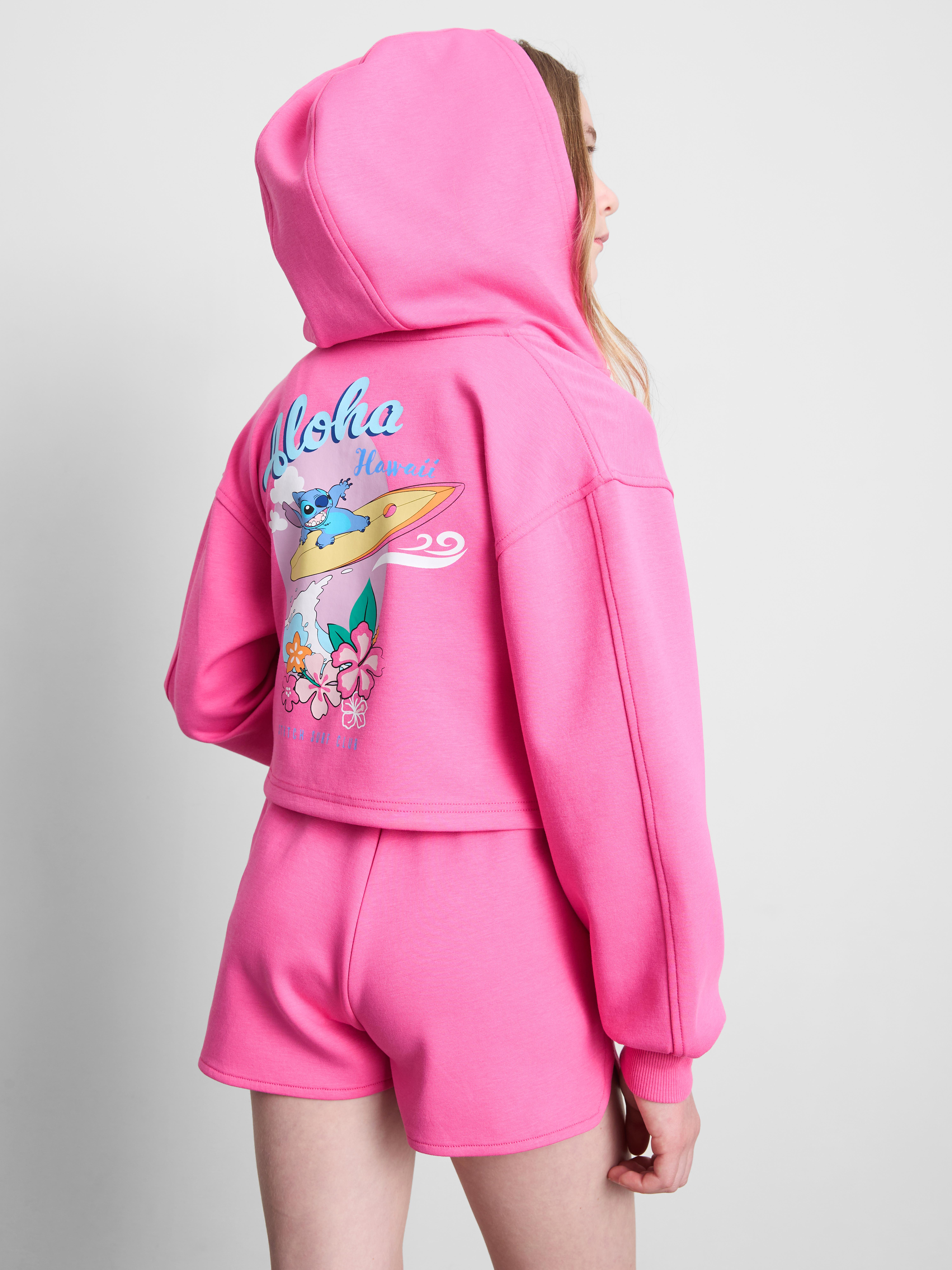 7–15 éves | Disney Stitch cipzáras, kapucnis pulóver