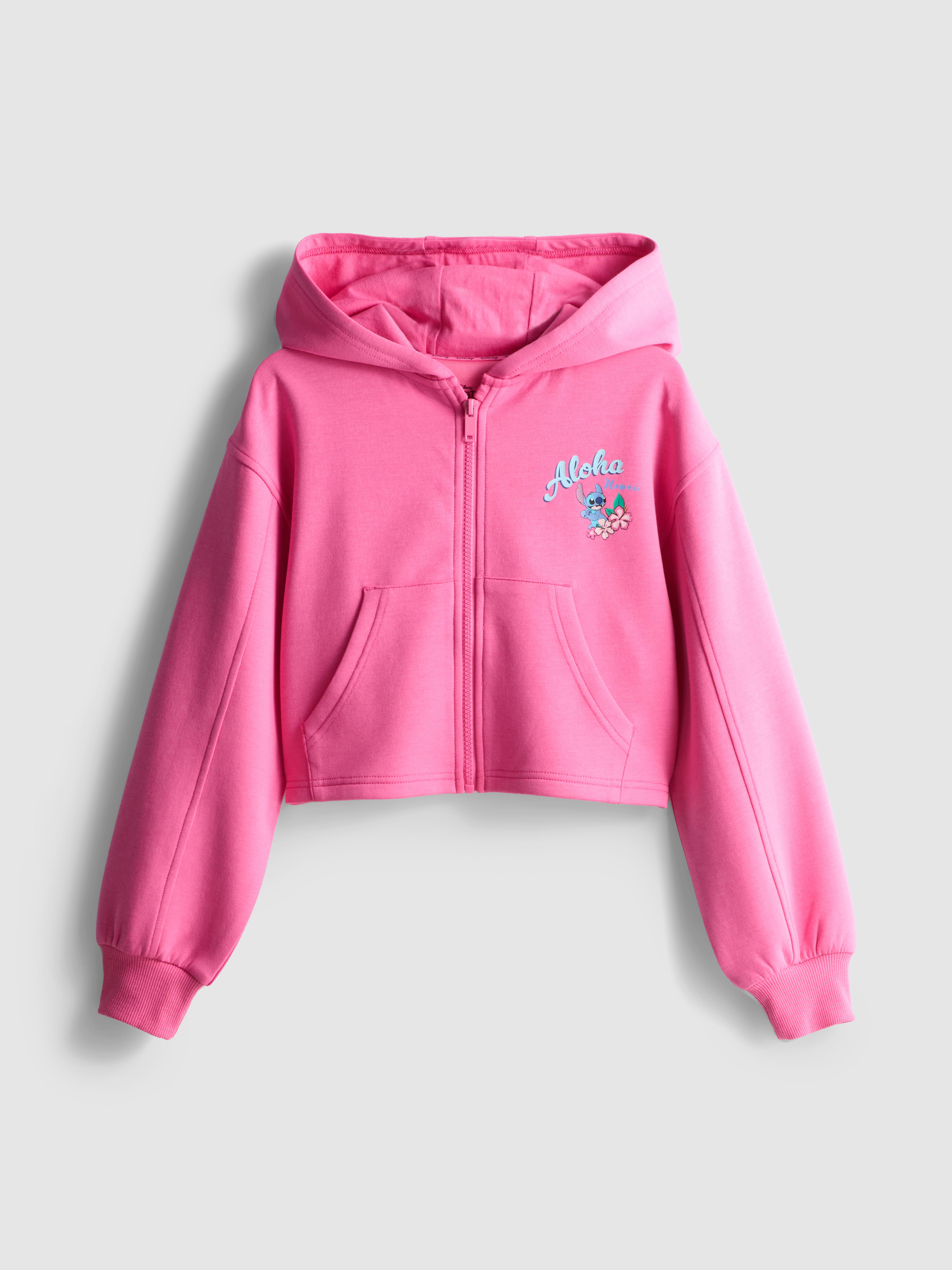 7–15 éves | Disney Stitch cipzáras, kapucnis pulóver