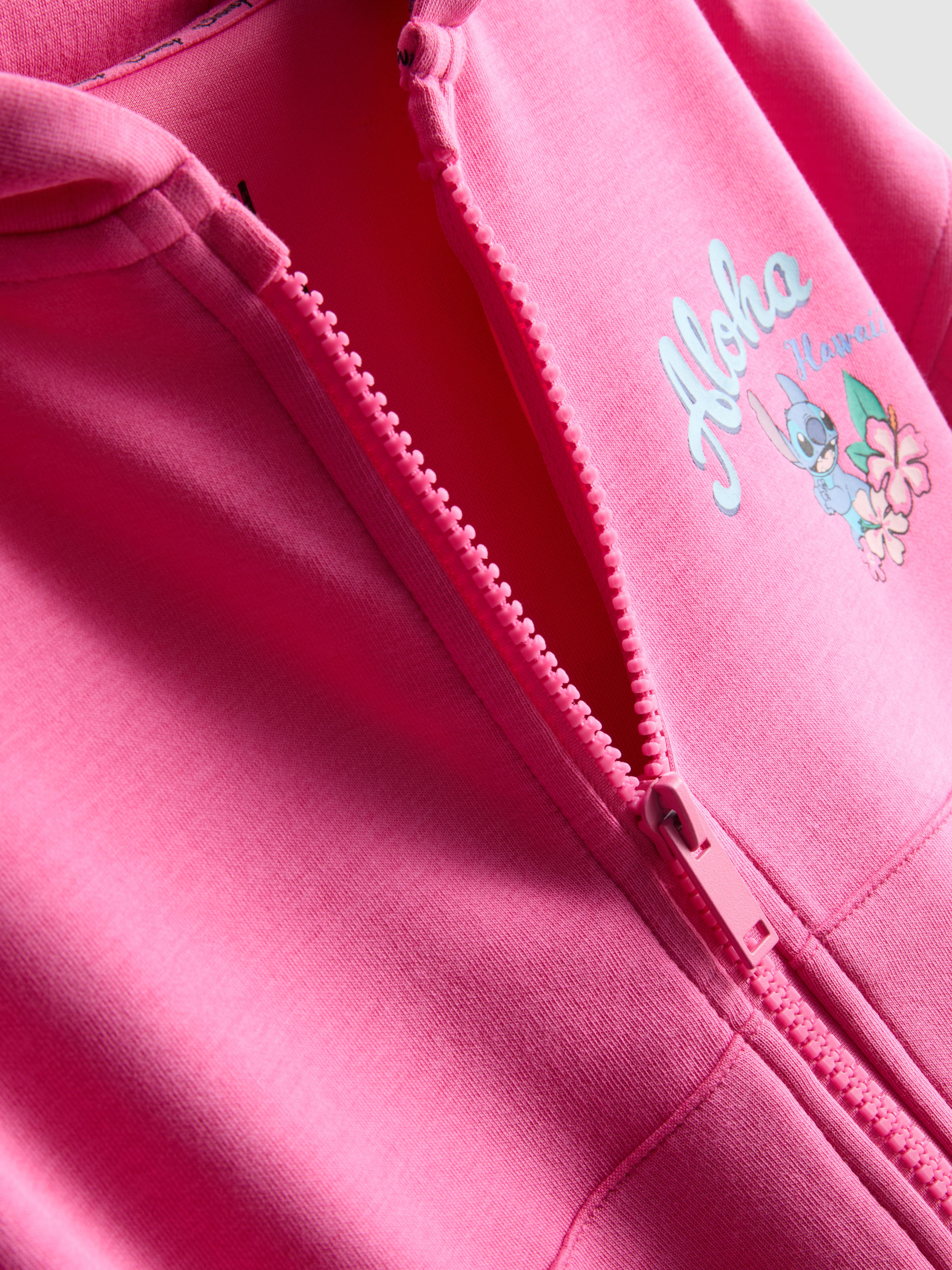 7–15 éves | Disney Stitch cipzáras, kapucnis pulóver