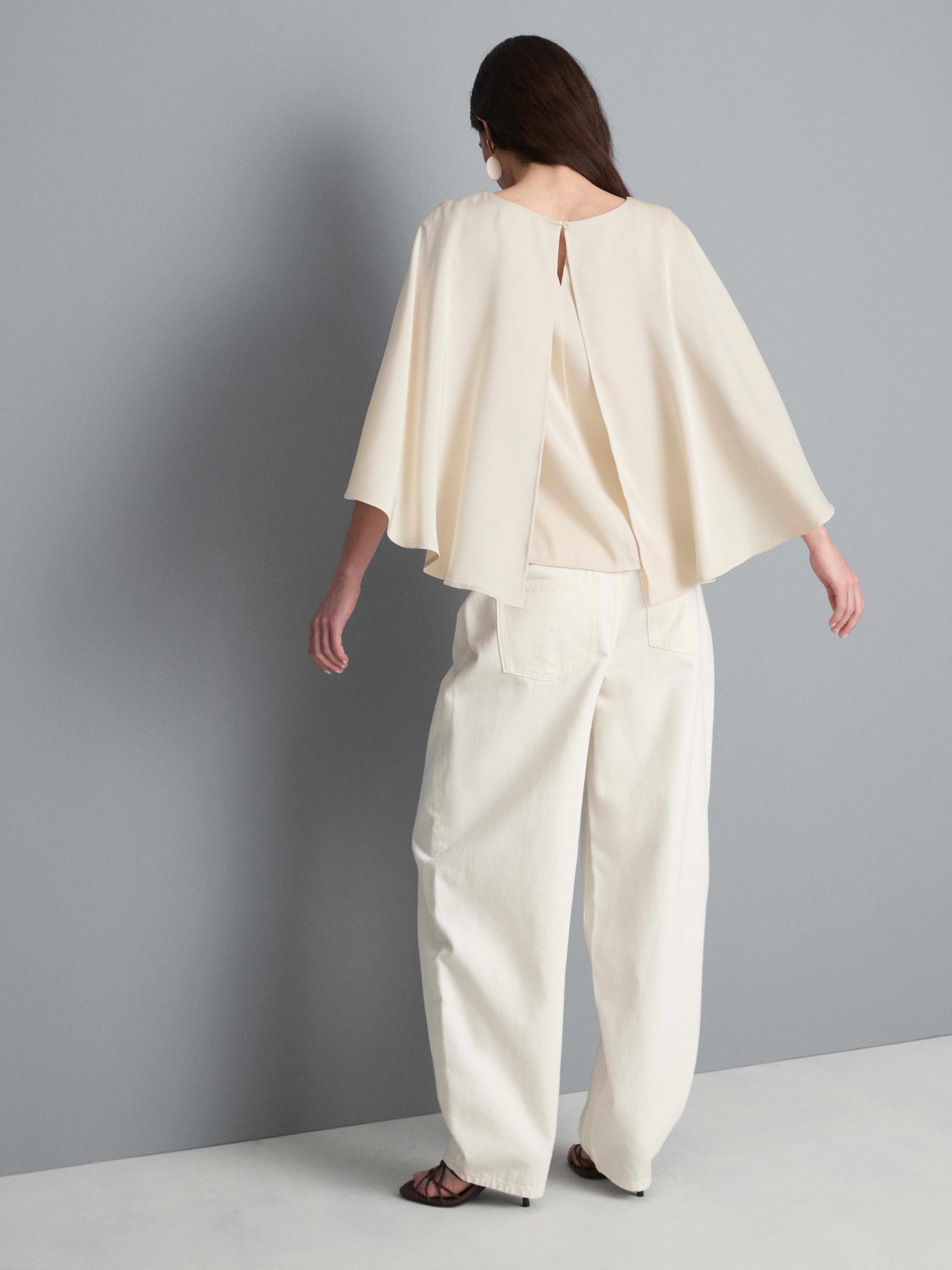 Cape-Top aus Satin