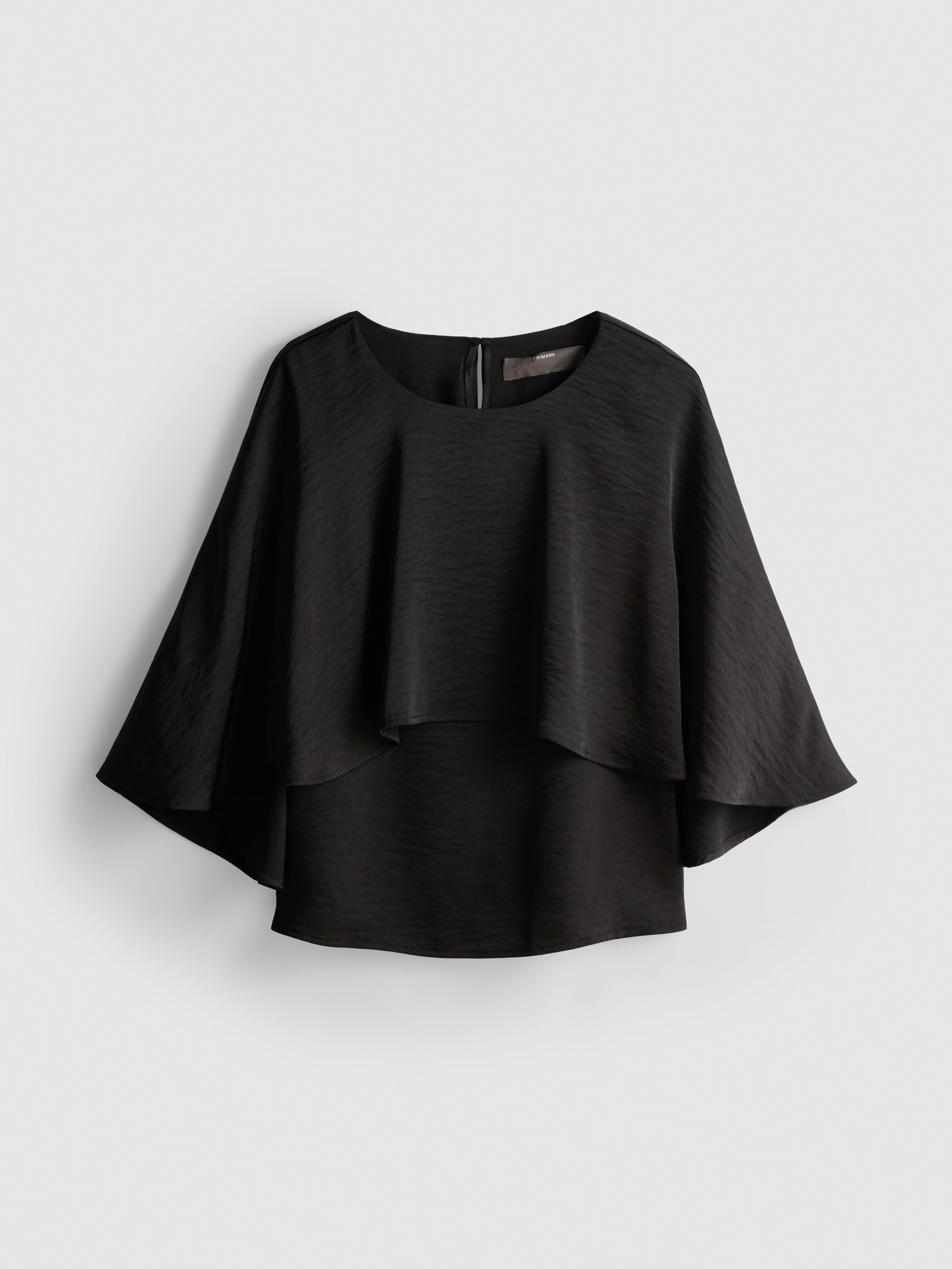 Top a mantella in raso