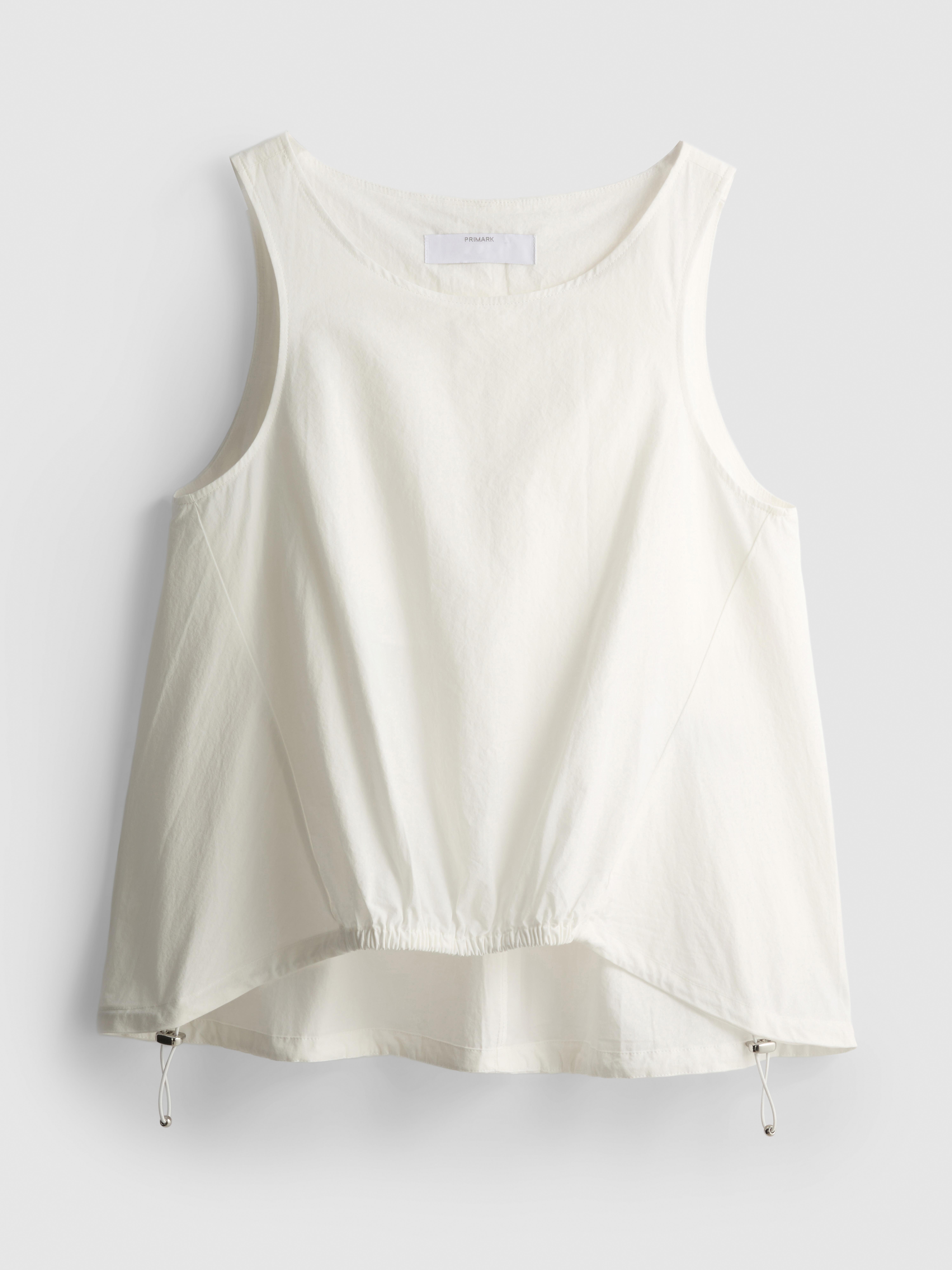 Curved Hem Tech Tank Top