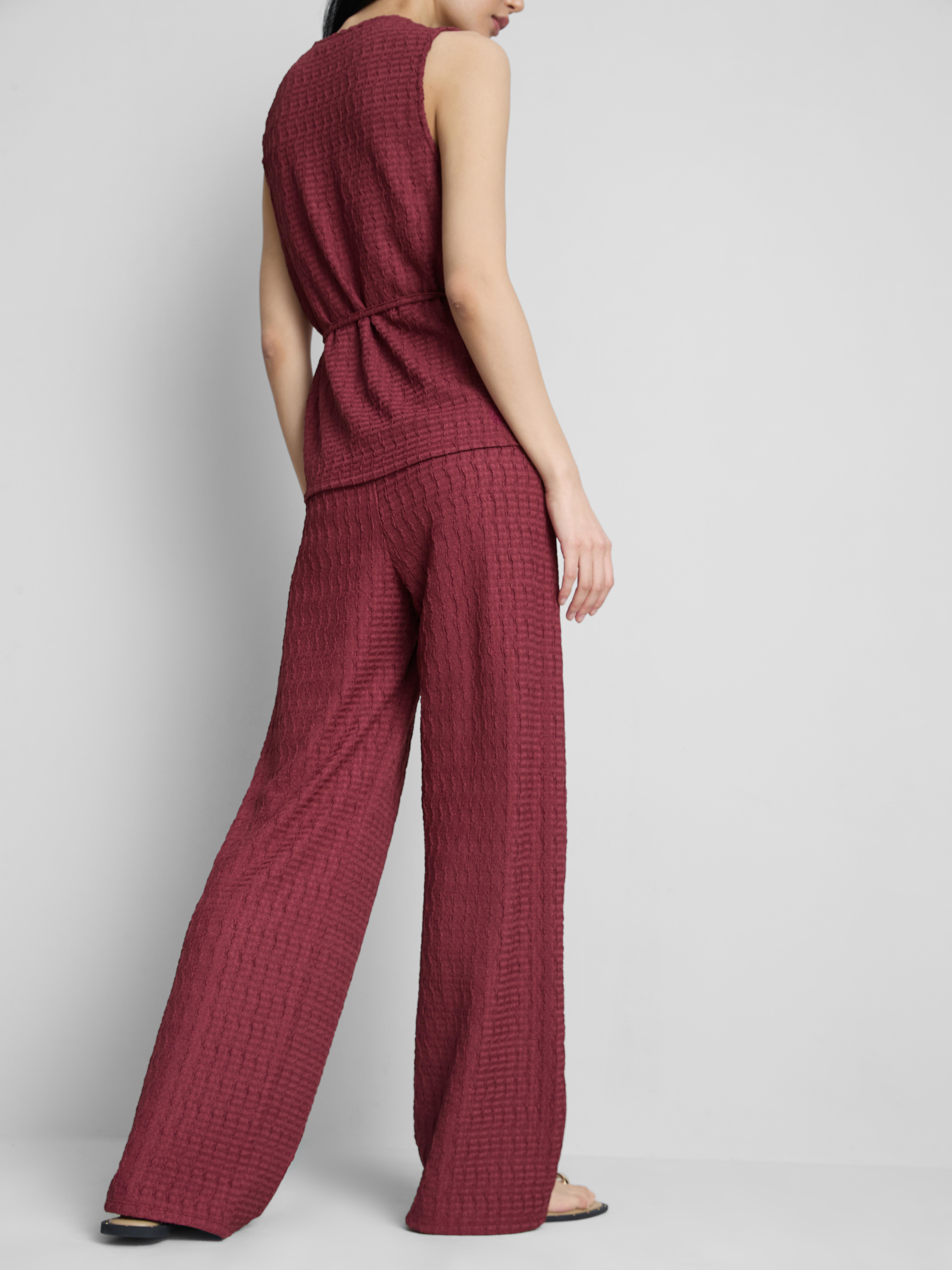 Crinkle Wide Leg Pants