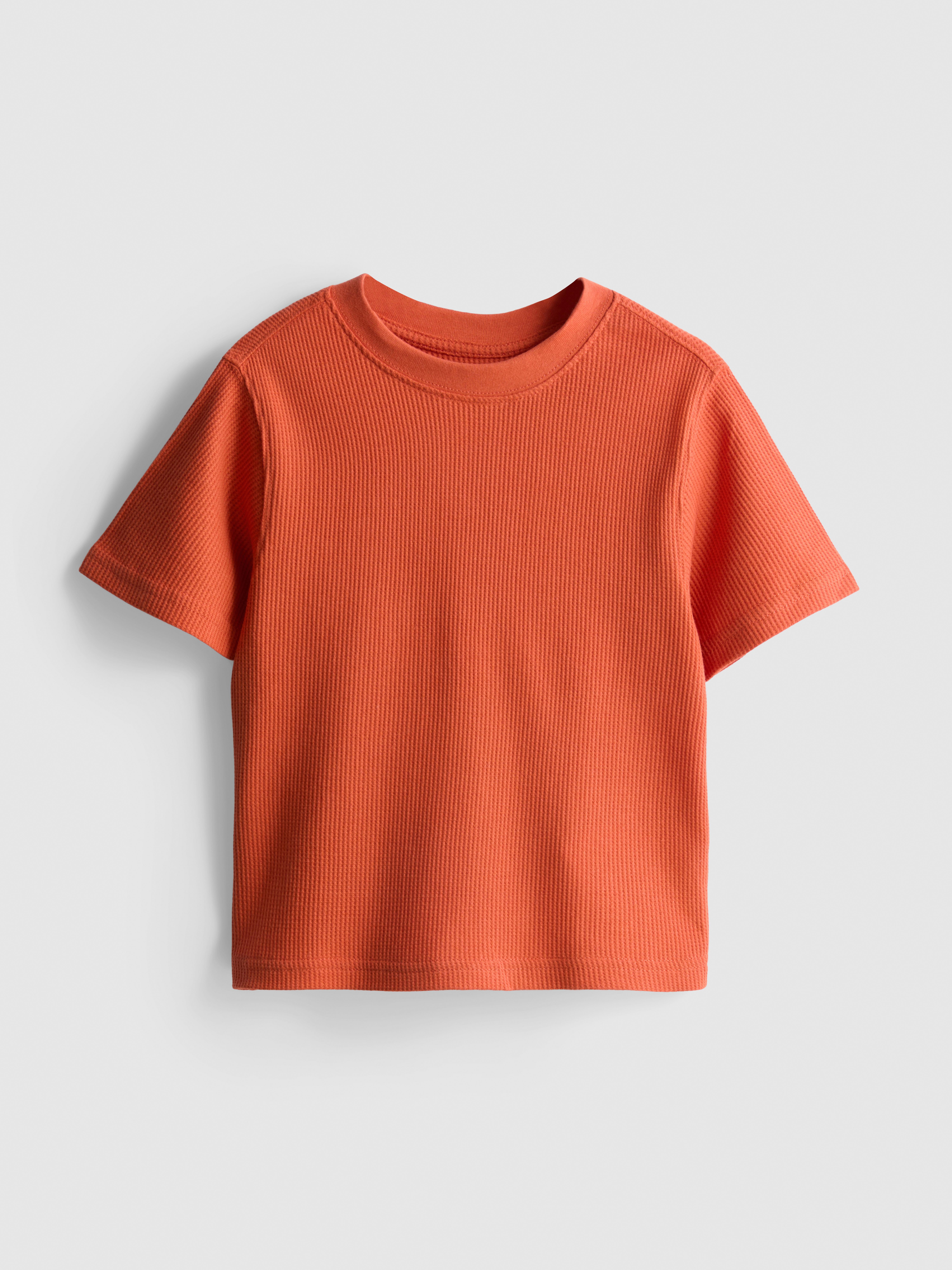 1–9 ans | T-shirt en pur coton à texture gaufrée