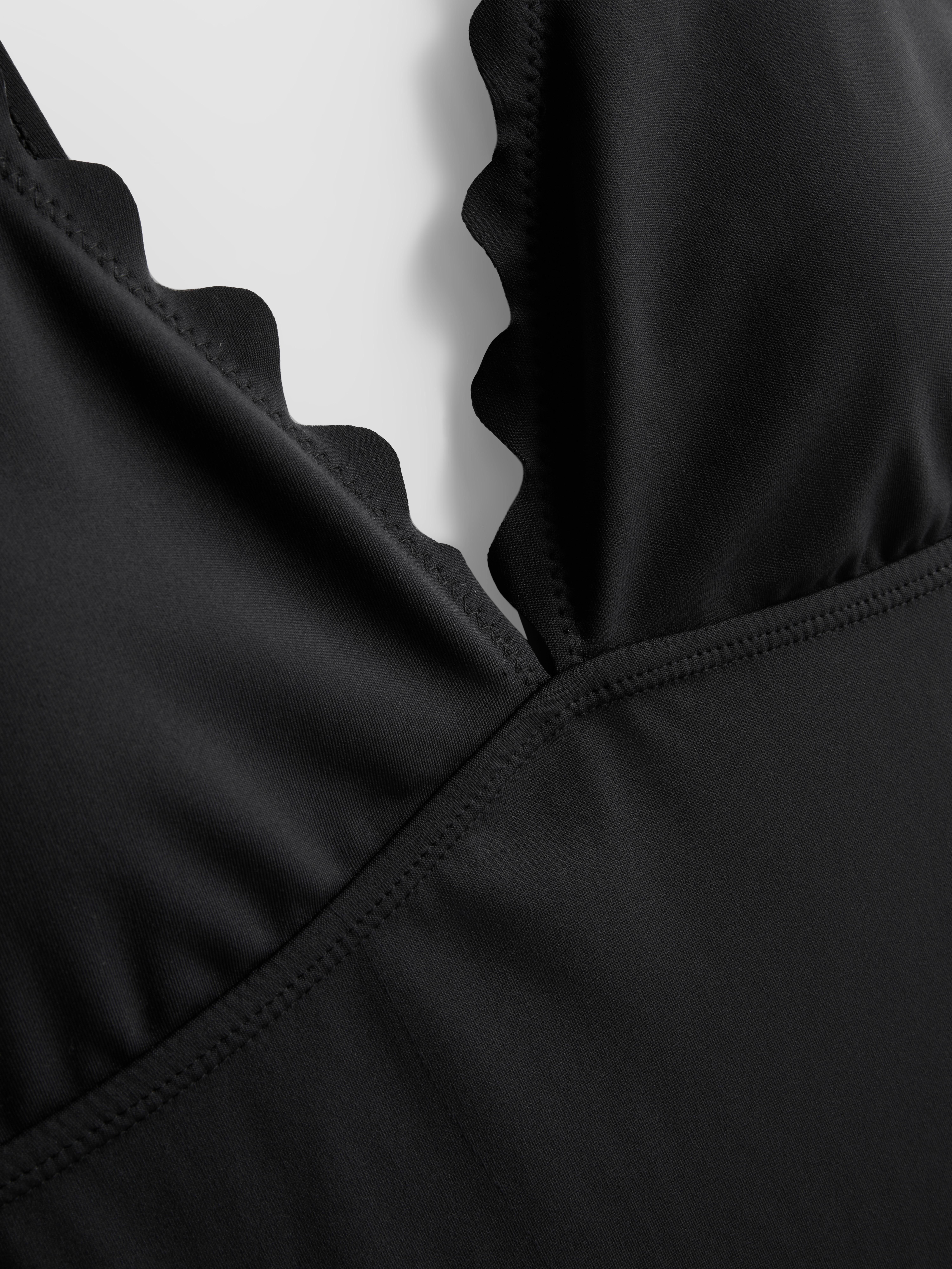 Maillot de bain gainant festonné