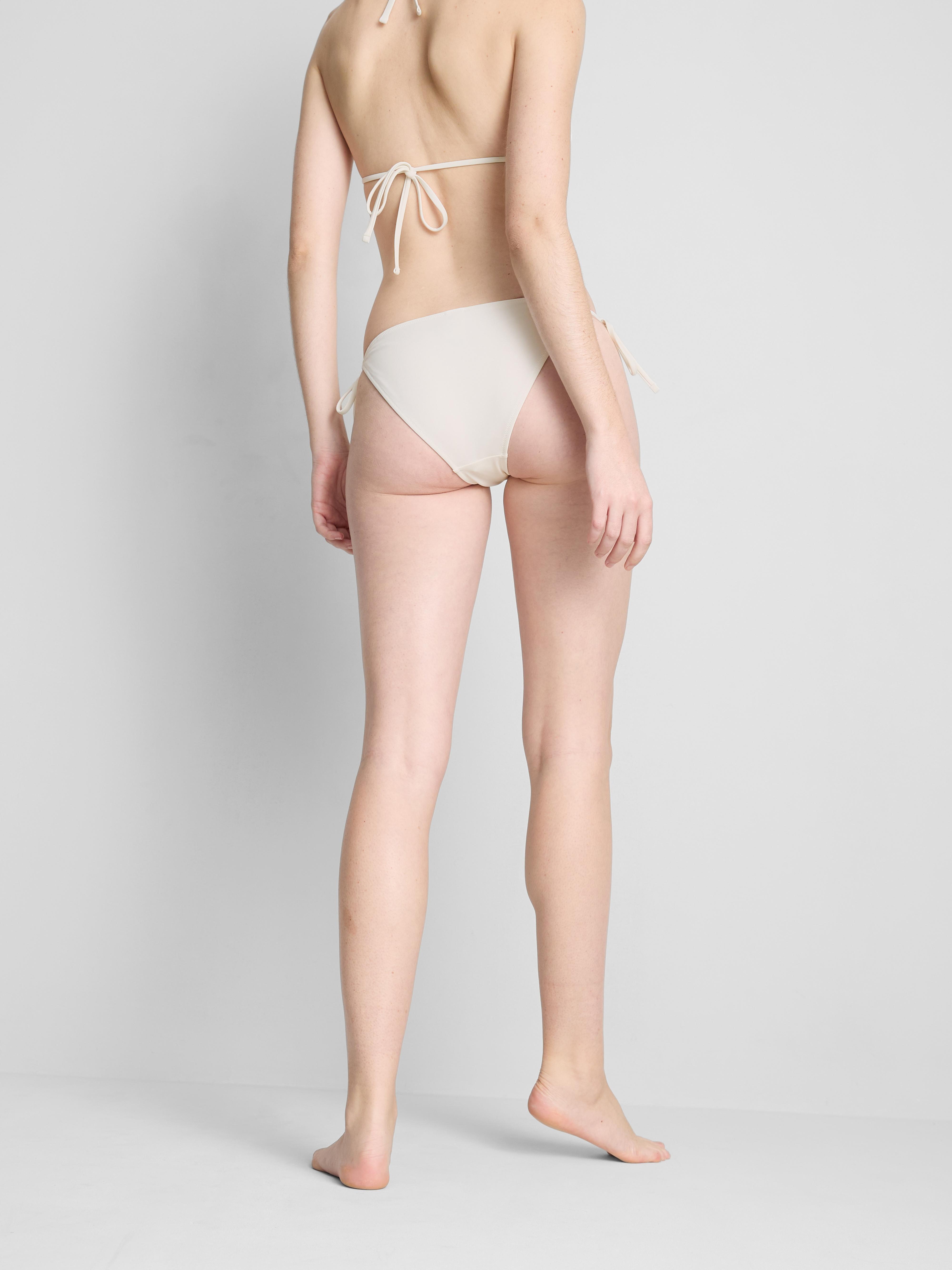 3D Floral Tie Side Bikini Bottoms