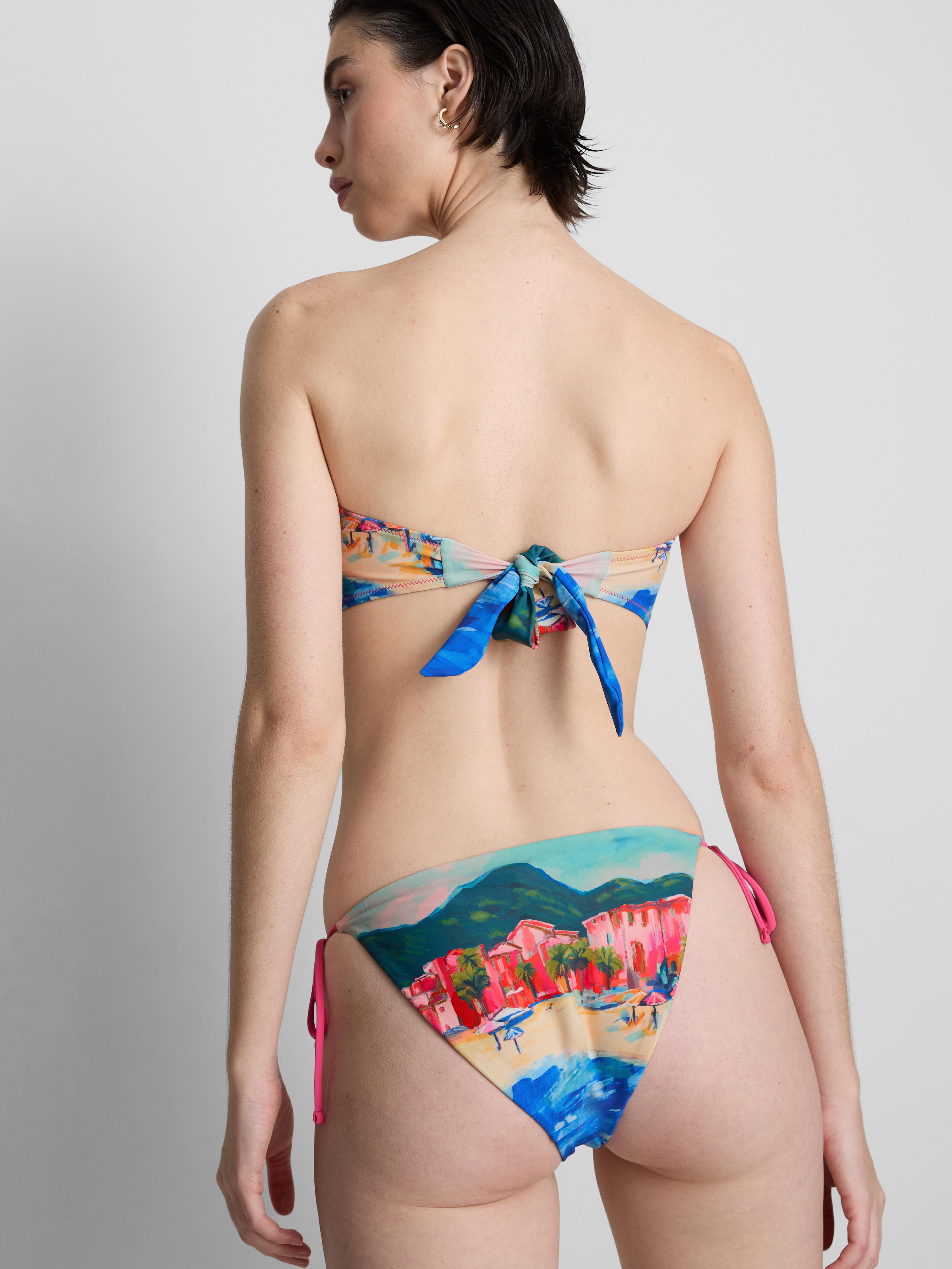 Scenic Print Bandana Bikini Top