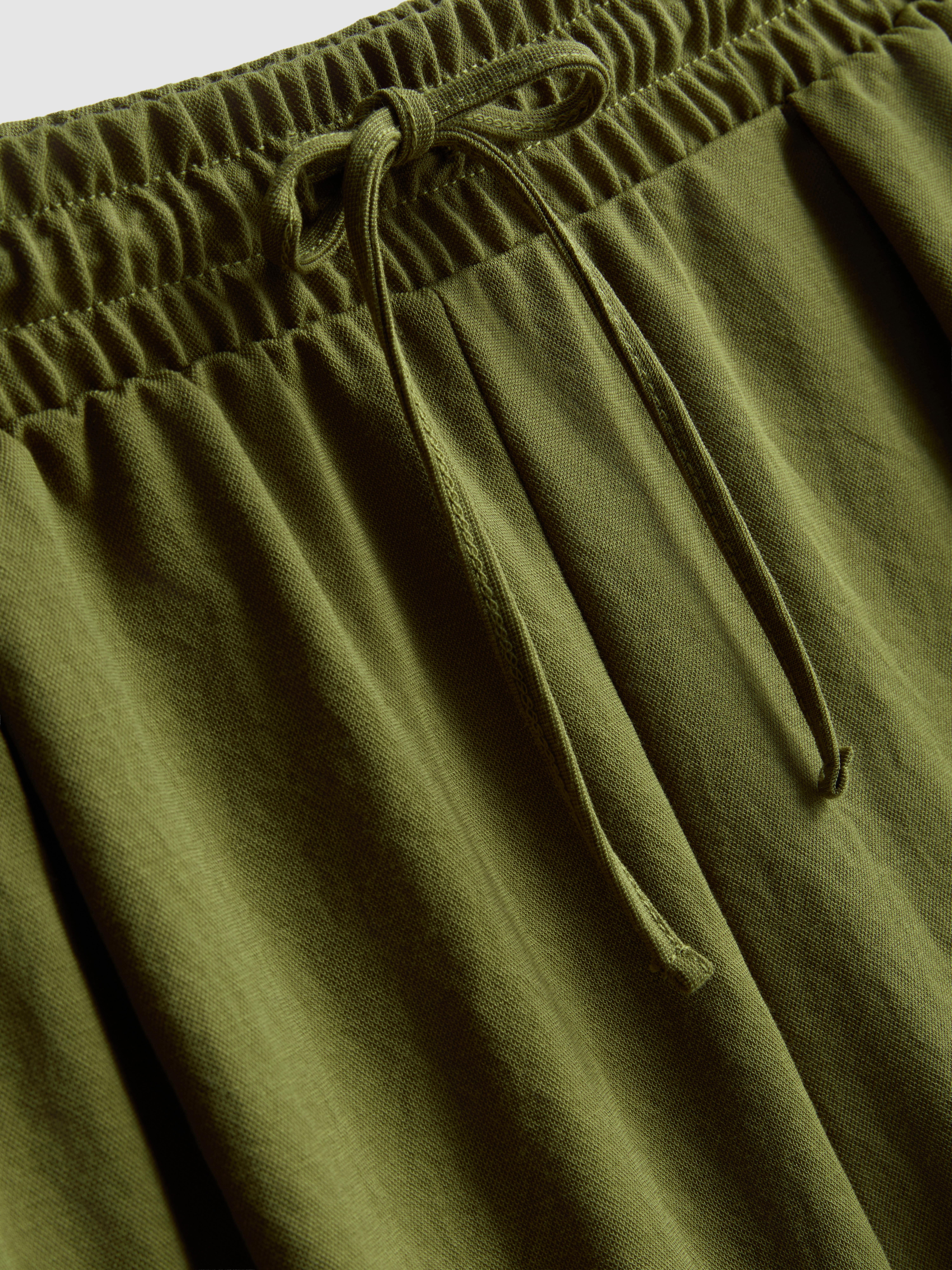 Bermudashort met relaxte pasvorm en textuur