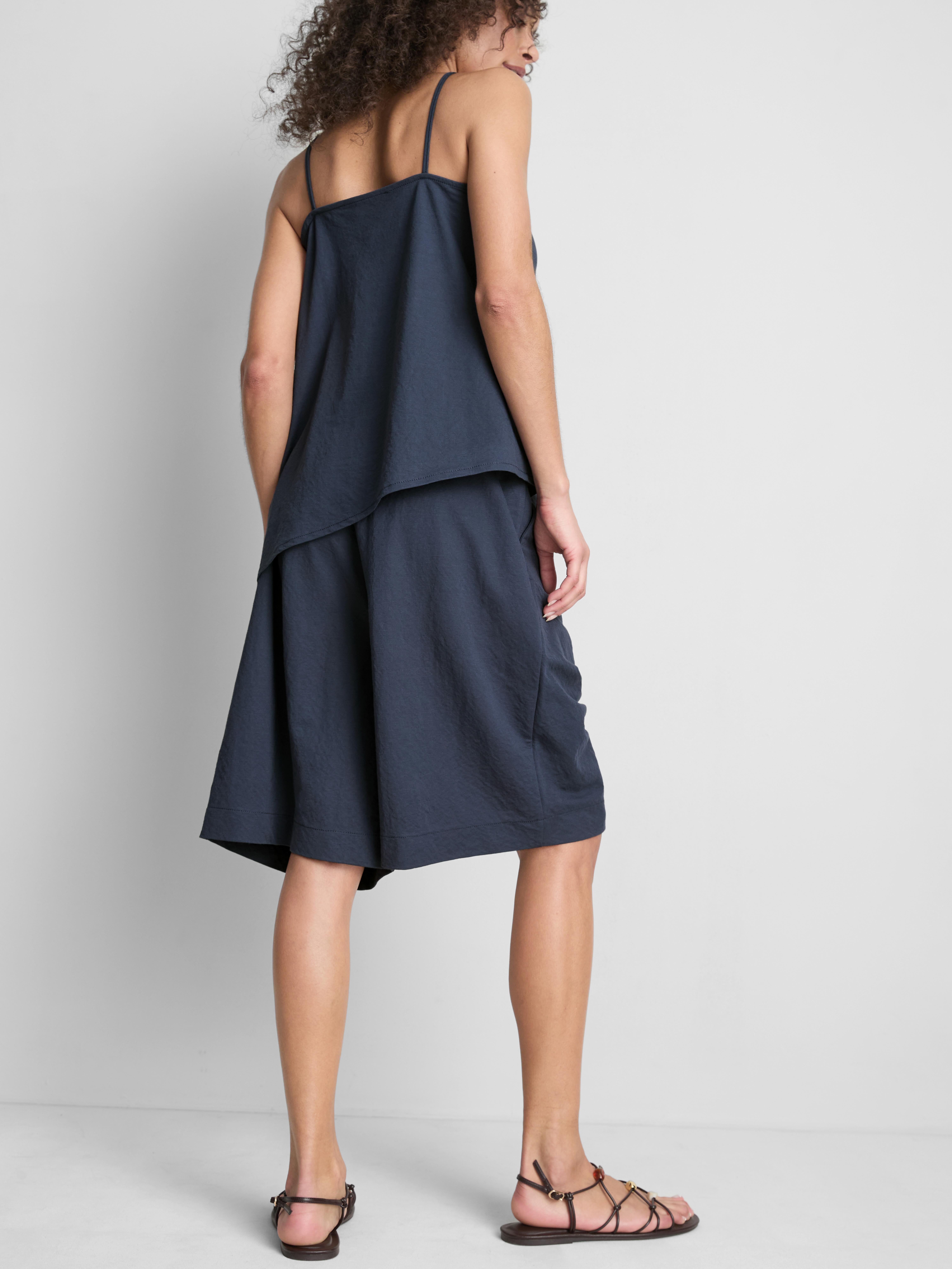 Bermudas texturadas folgadas