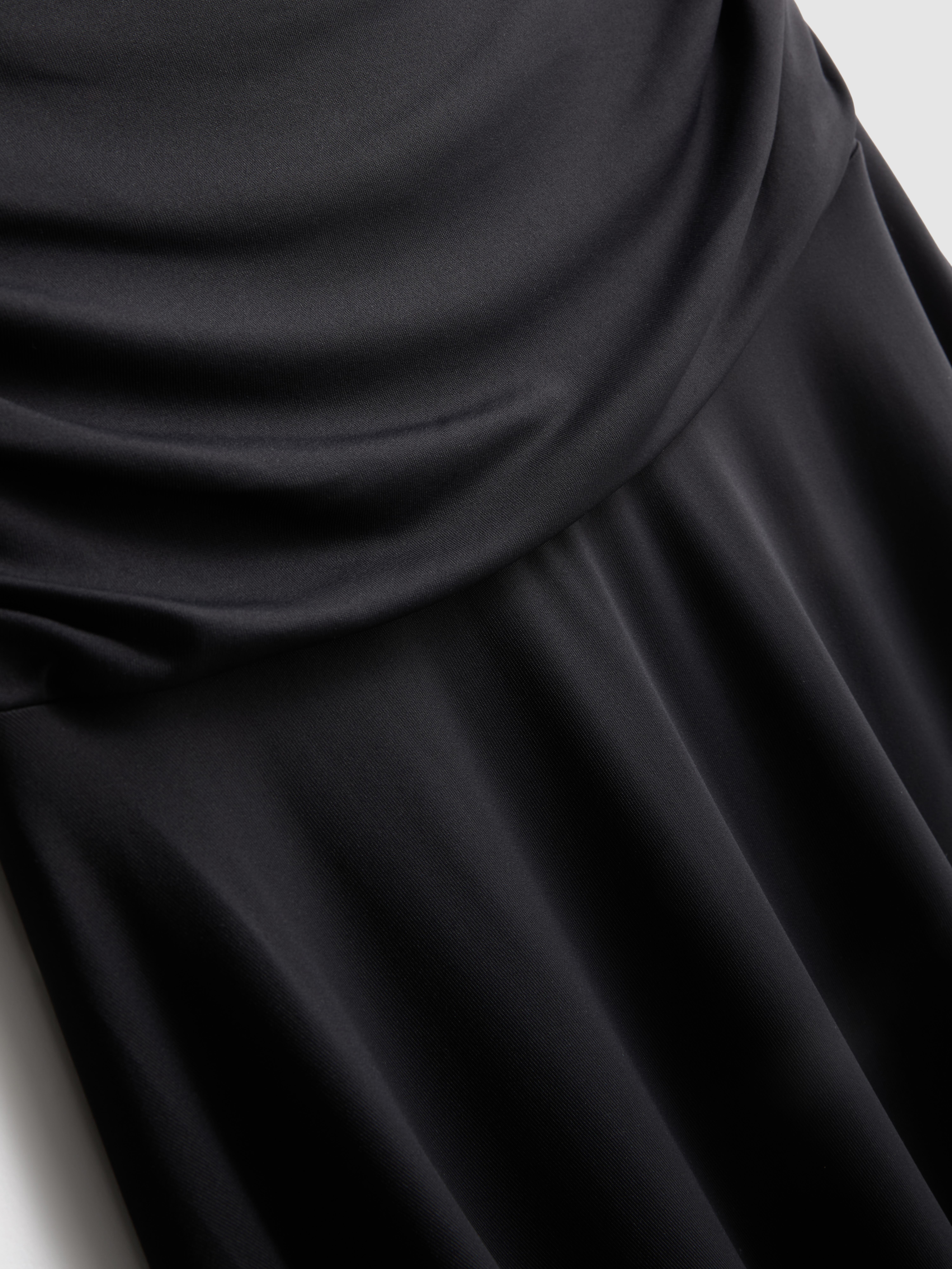 Hanky Hem Midi Skirt