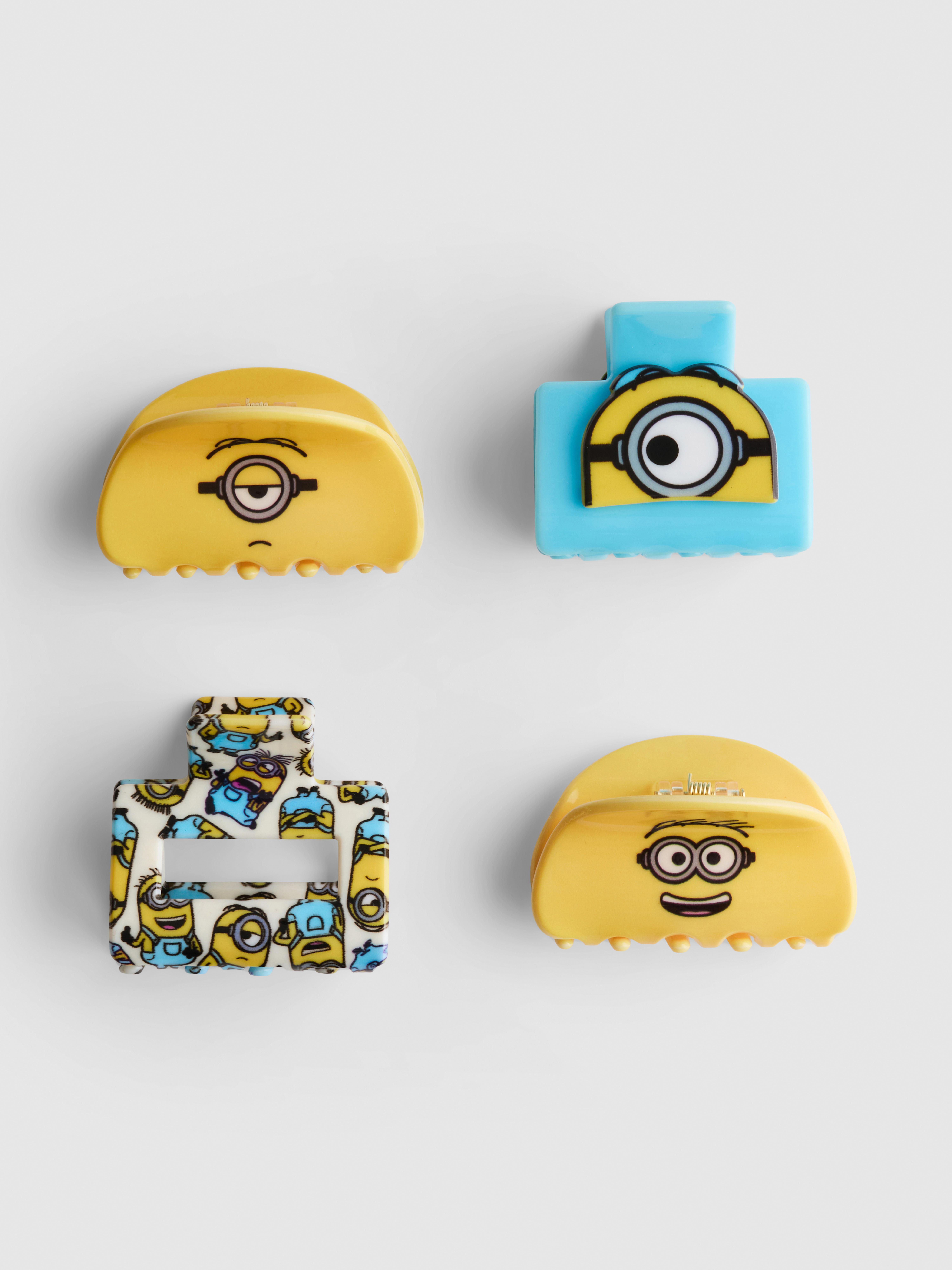 Confezione da 4 fermacapelli Minions Cattivissimo Me