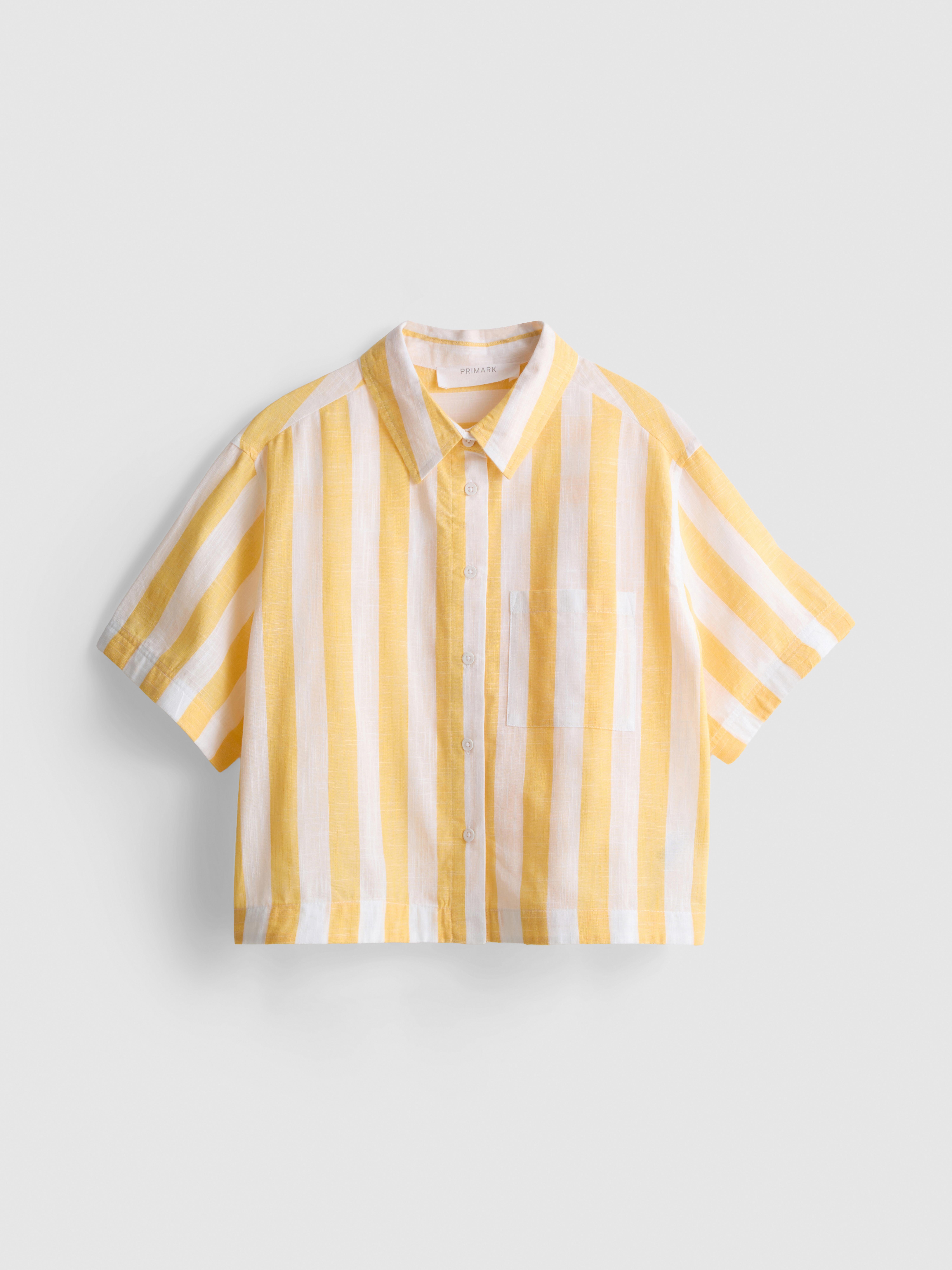 Chemise de plage décontractée à rayures