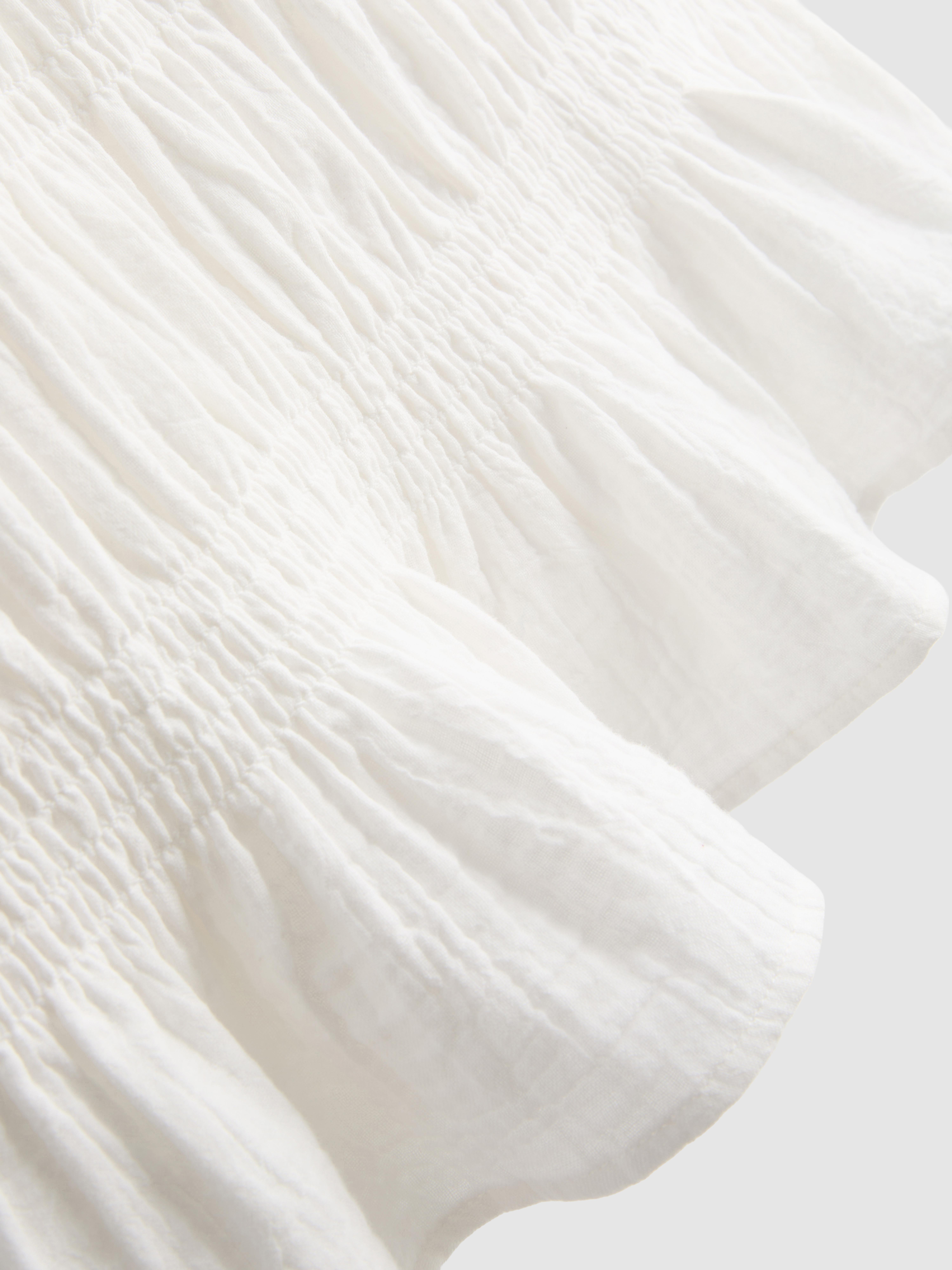 Cotton Shirred Tank Top