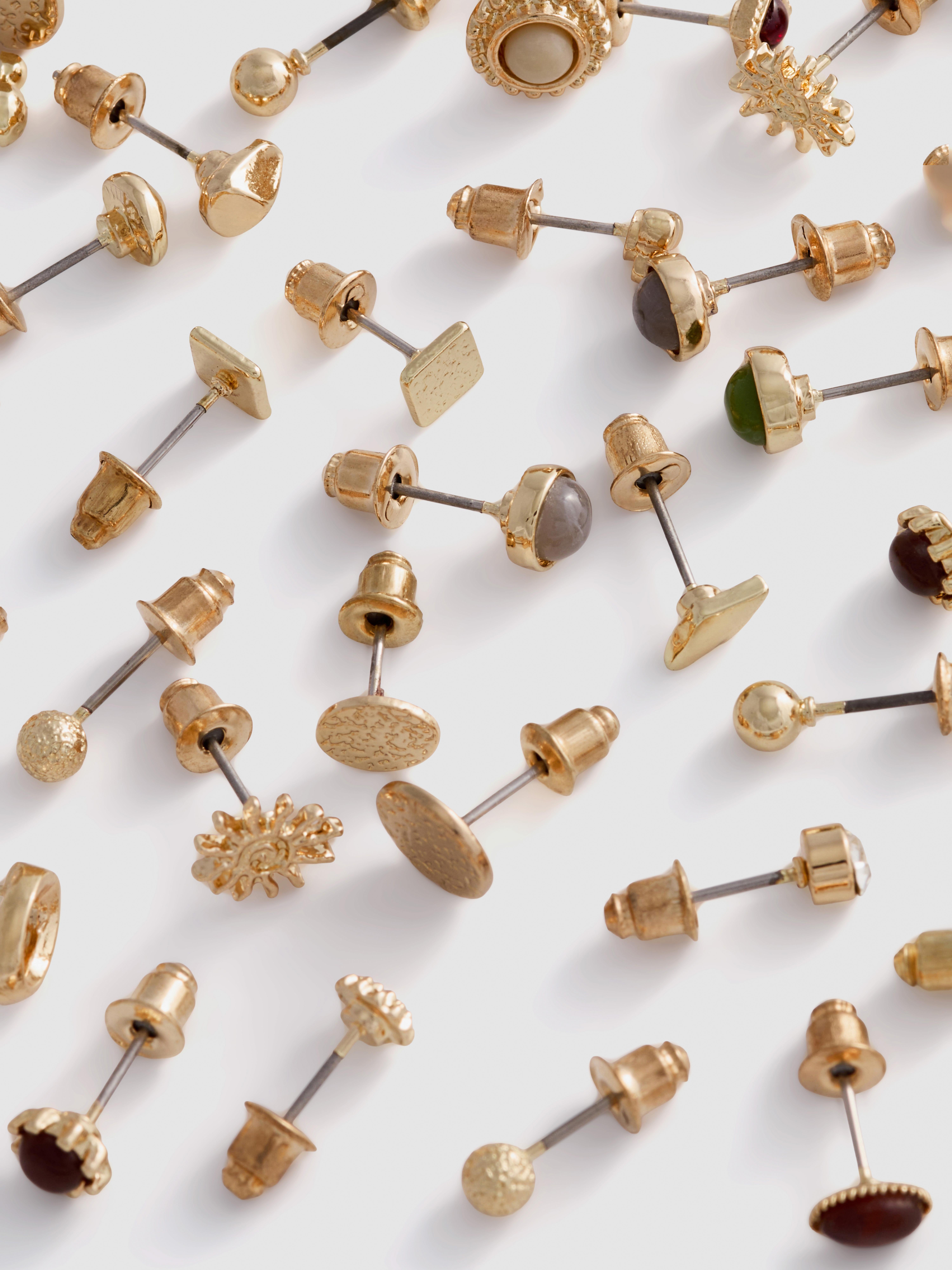 20pk Mixed Stud Earrings