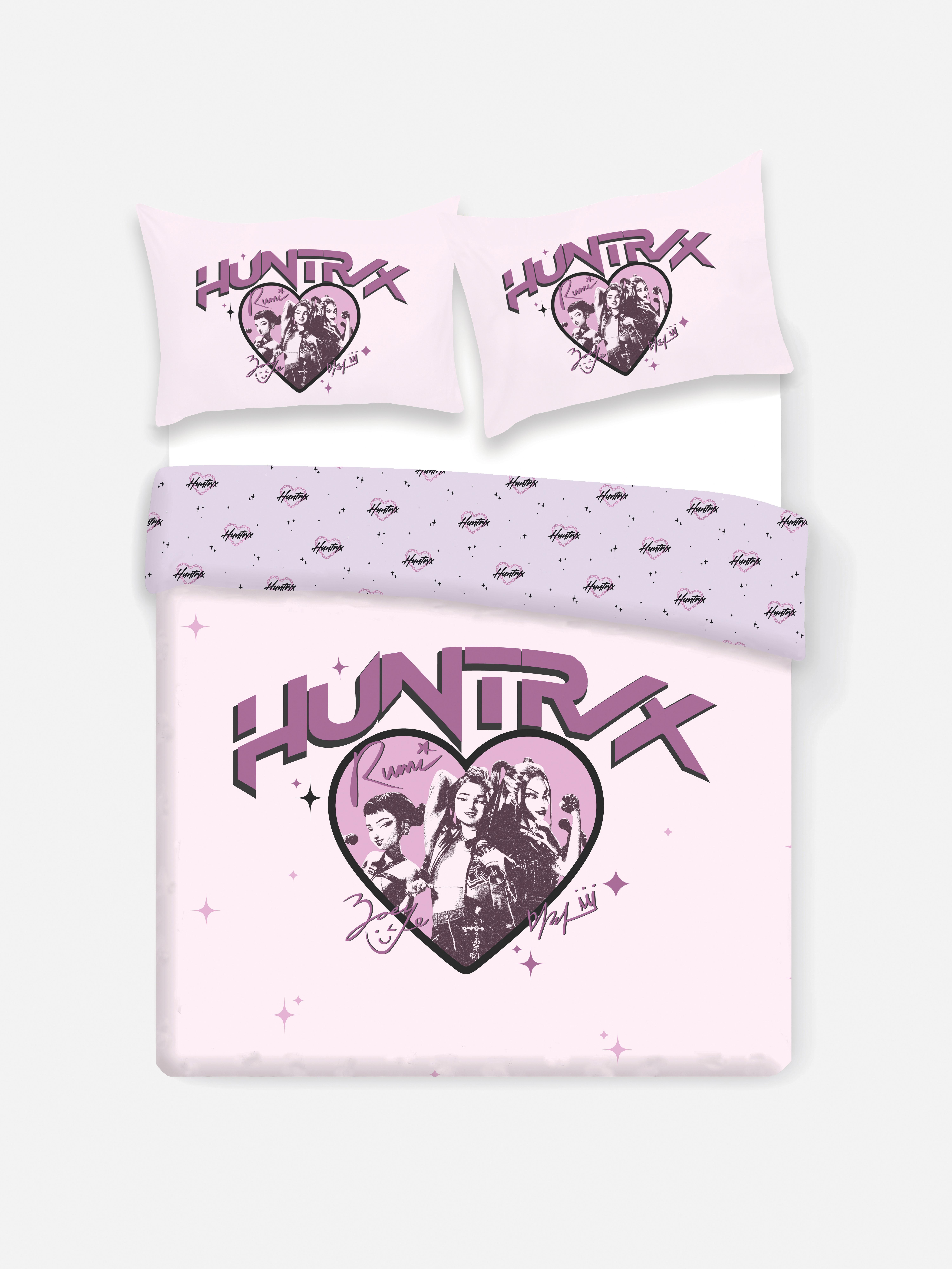KPop Demon Hunters Huntr/X Double Duvet Cover Set