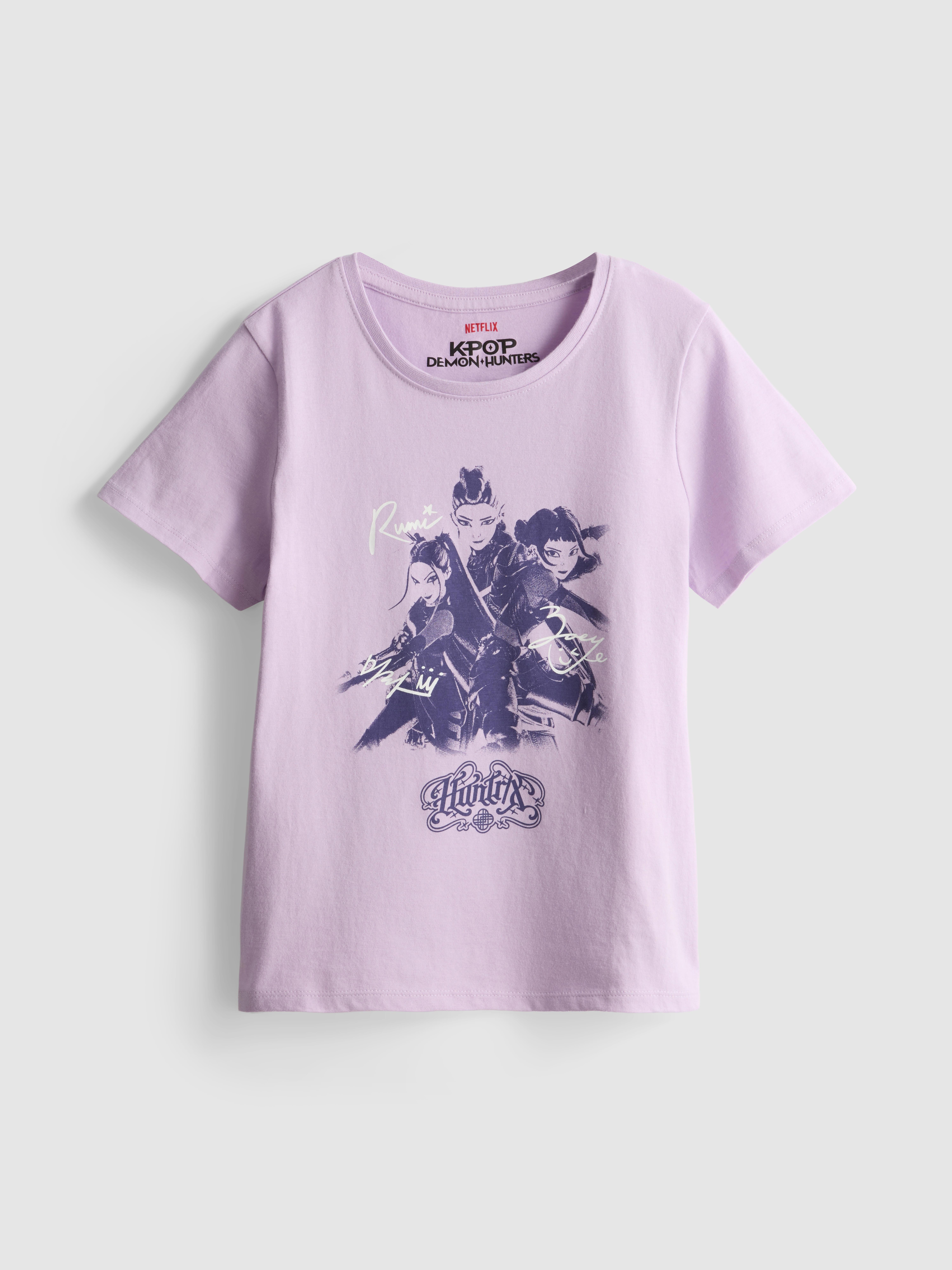 Girls Lilac 5-15yrs | KPop Demon Hunters T-Shirt | Primark