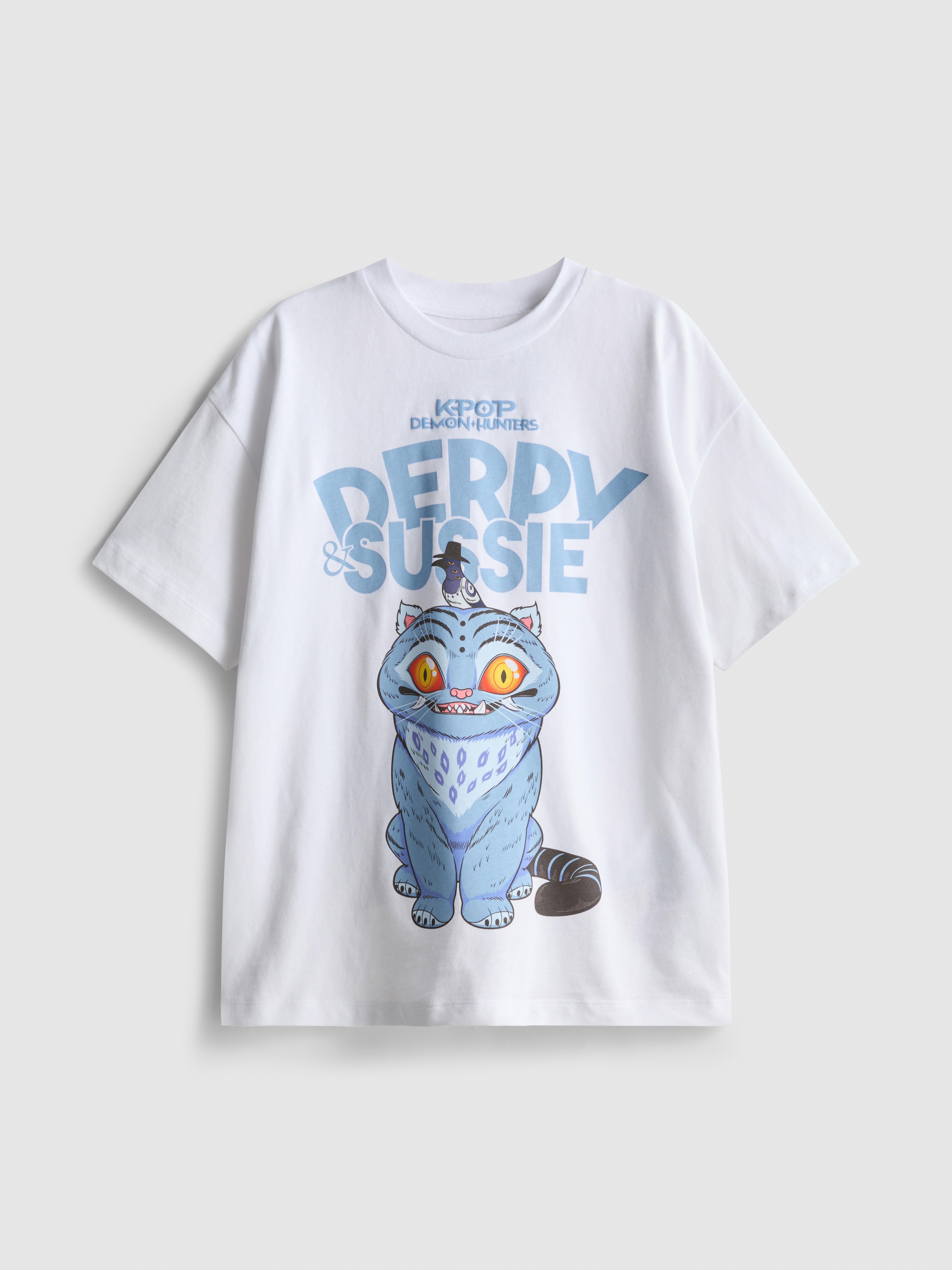 5-15yrs | KPop Demon Hunters Derpy and Sussie T-Shirt