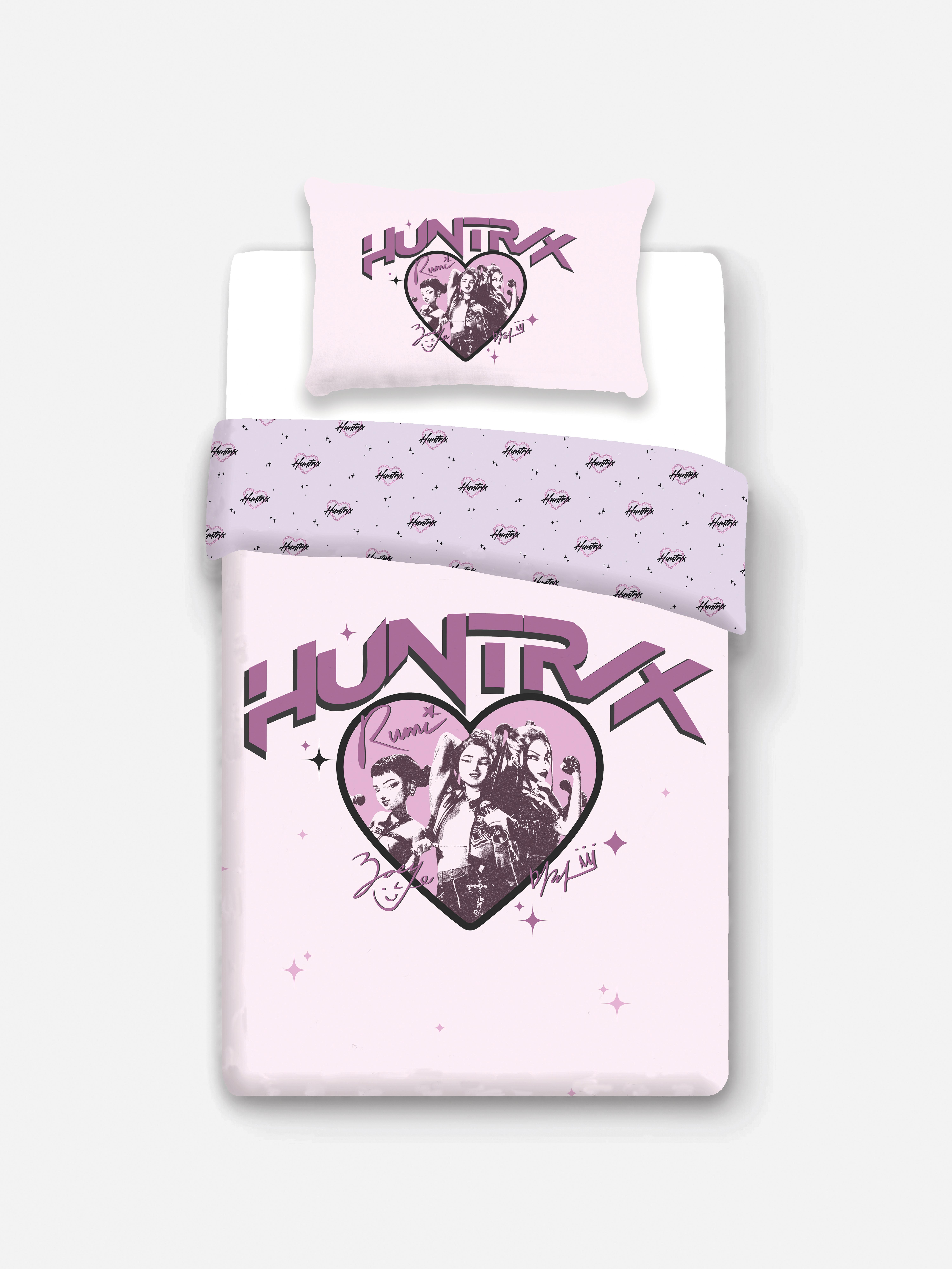 KPop Demon Hunters Huntr/x Single Duvet Cover Set