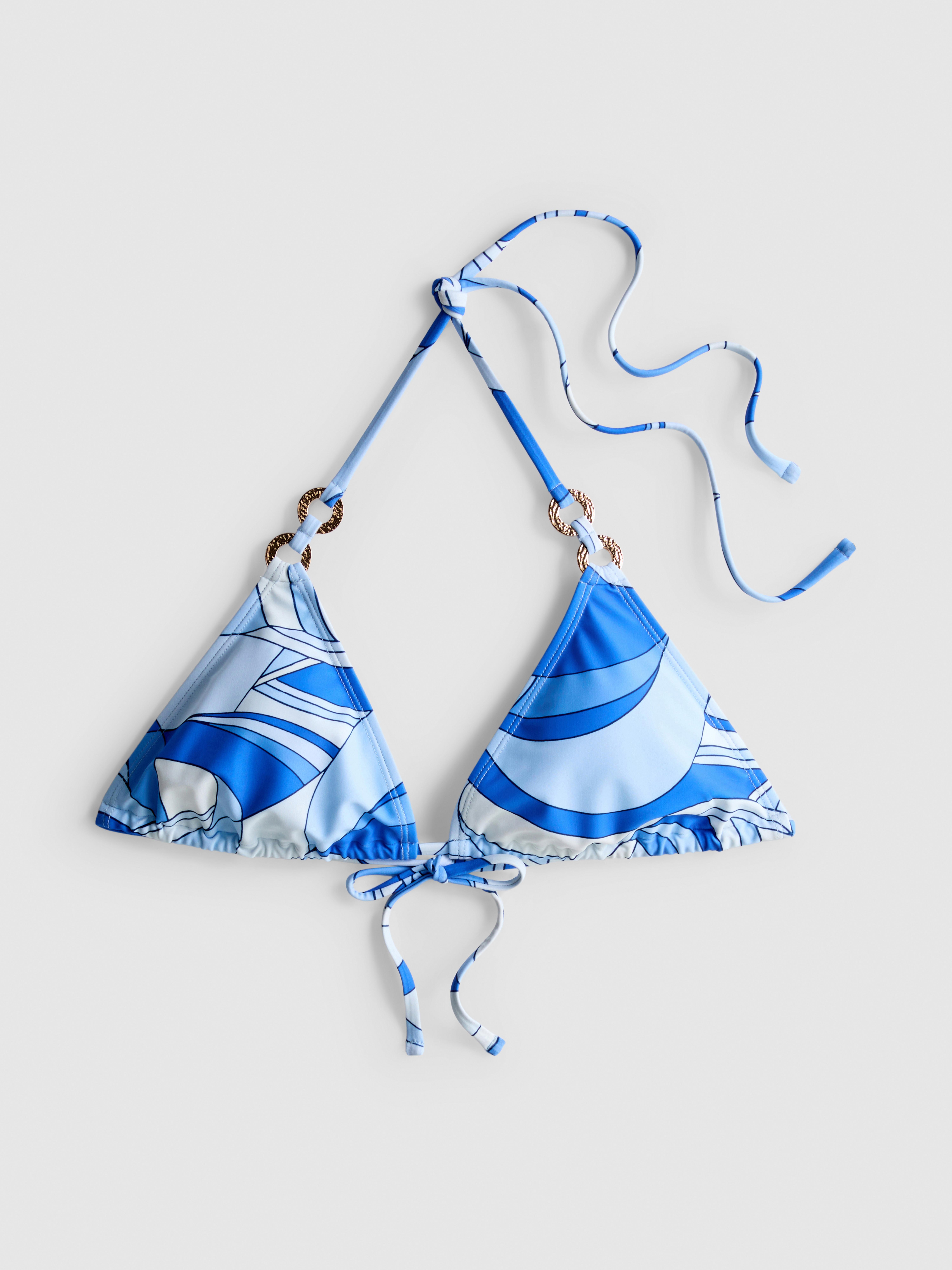 Swirl Triangle Bikini Top