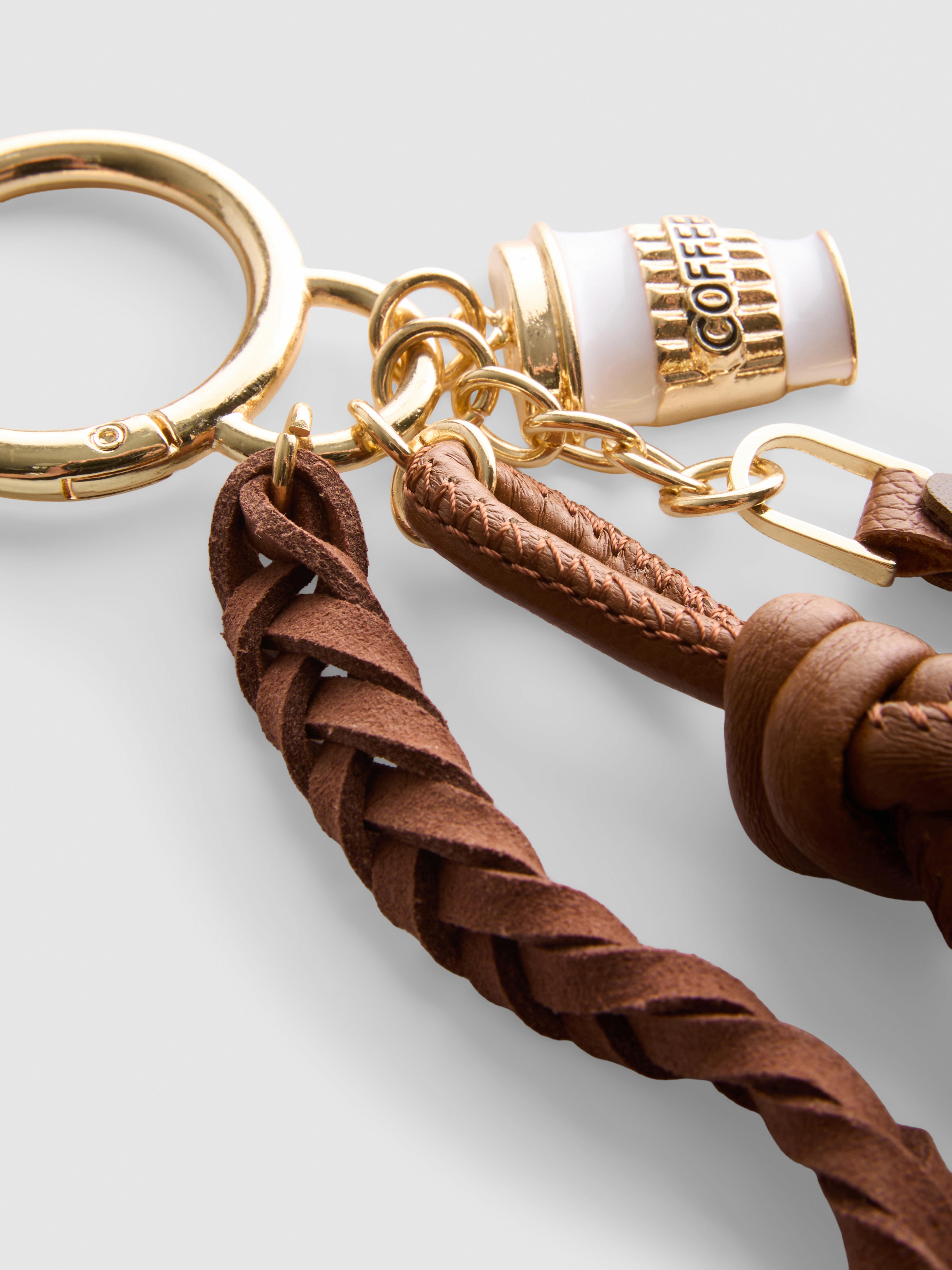 Sleutelhanger tasbedel met hondje